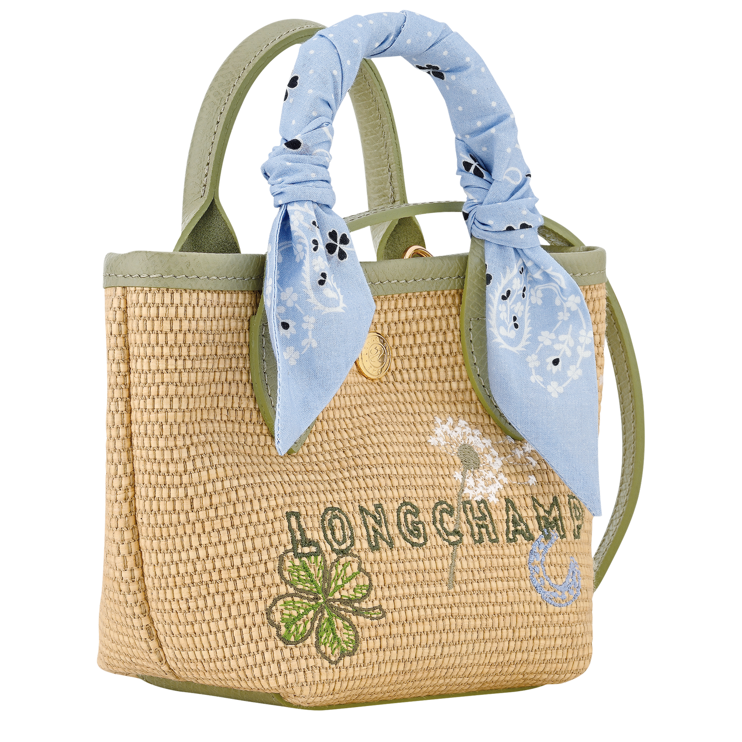 LONGCHAMP-Le Pliage Collection XS Basket bag-Almond Green-10206HKBM70-3