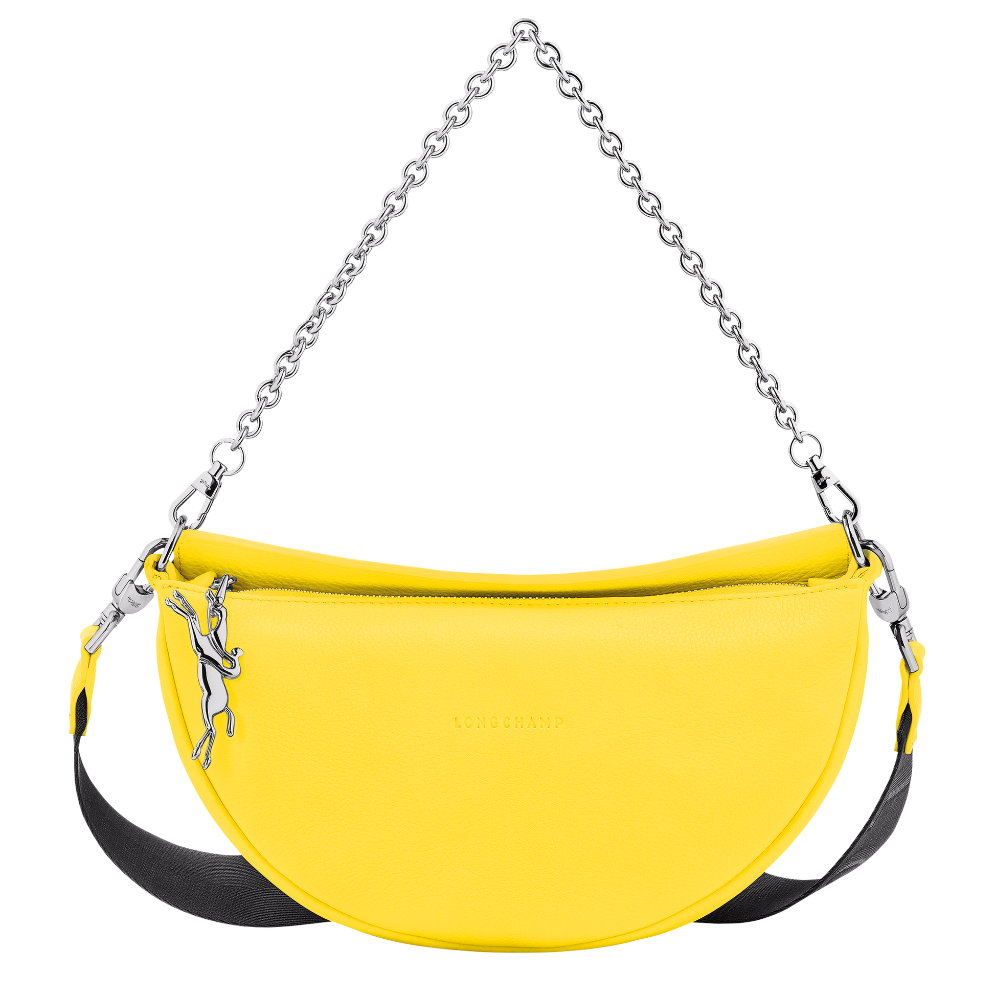 Smile Crossbody bag S Yellow Leather 10224HDS020 Longchamp
