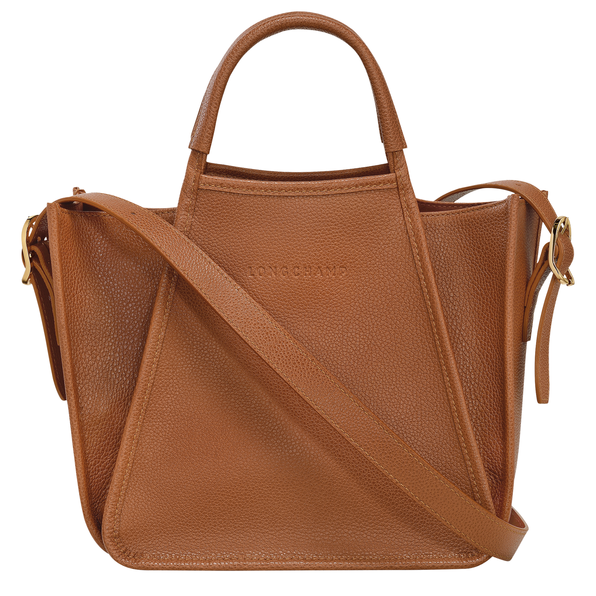 Le Foulonn Handbag S Caramel Leather 10233021121 Longchamp