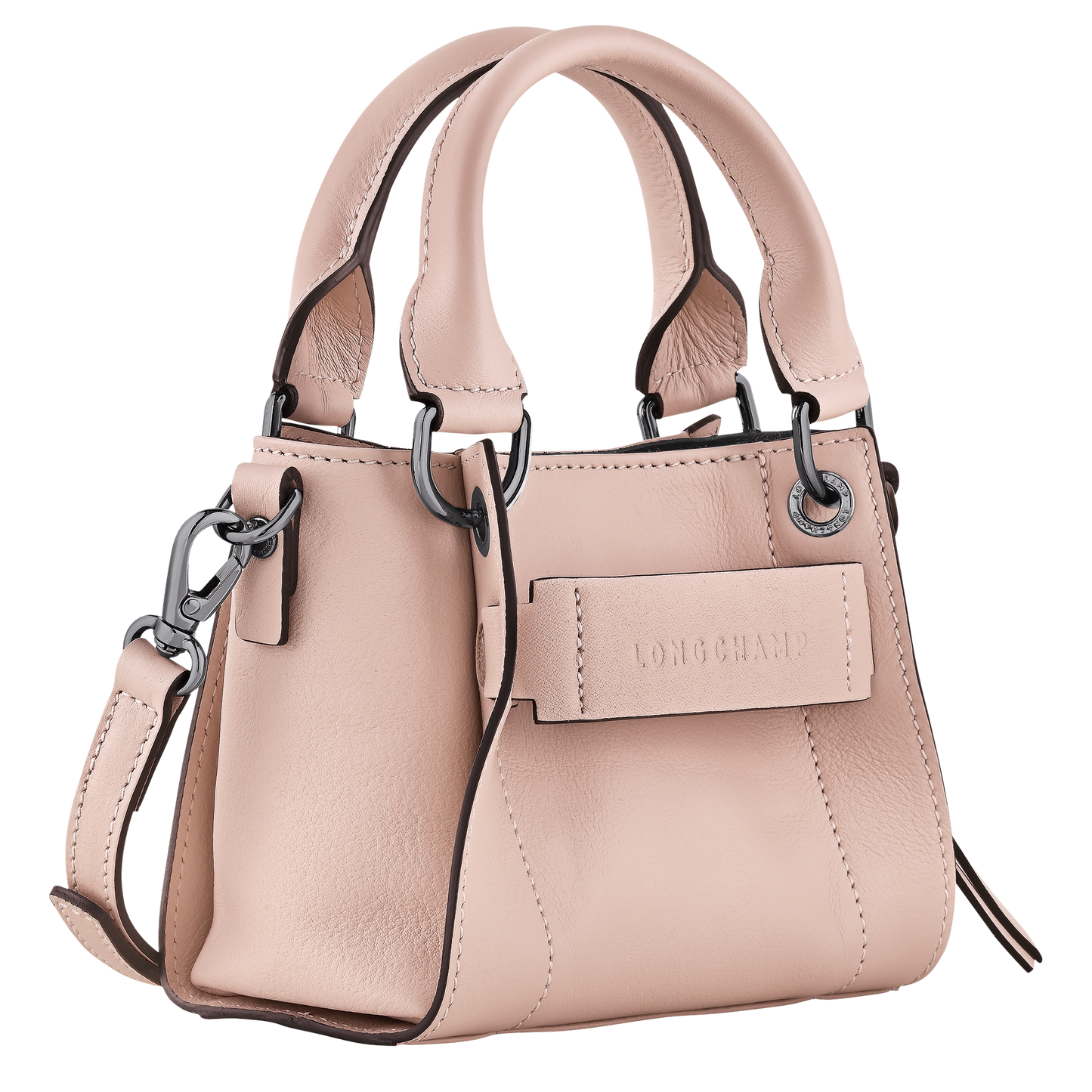 LONGCHAMP-Longchamp 3D XS Handbag-Petal Pink-10254HCVP72-3