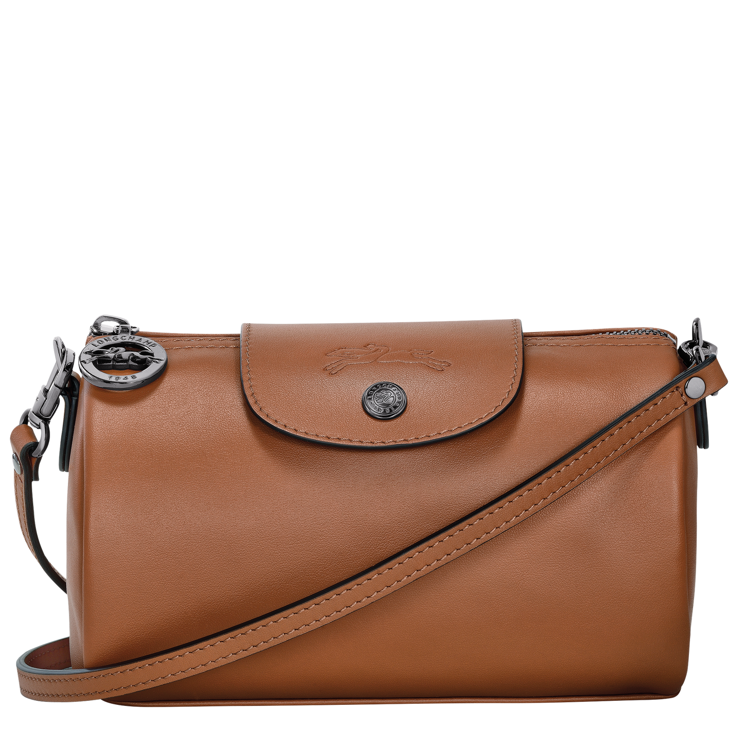 Le Pliage Xtra XS Crossbody bag Cognac Leather Longchamp ID LONGCHAMP