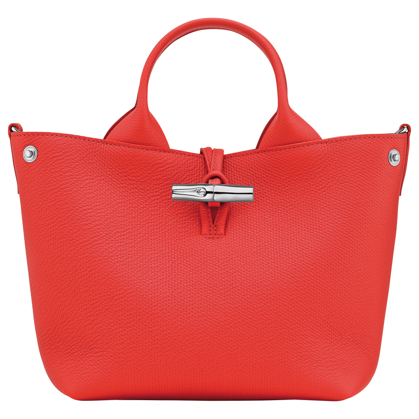 LONGCHAMP-Le Roseau S Handbag-Vermilion-10273HFP108-1