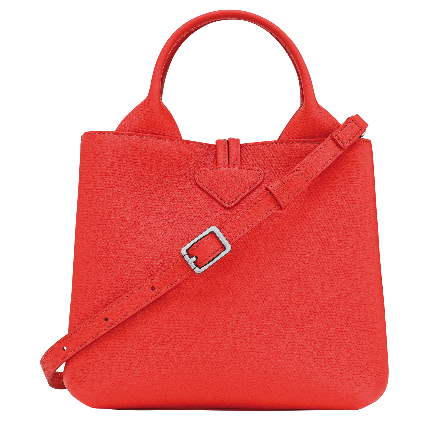 LONGCHAMP-Le Roseau S Handbag-Vermilion-10273HFP108-4