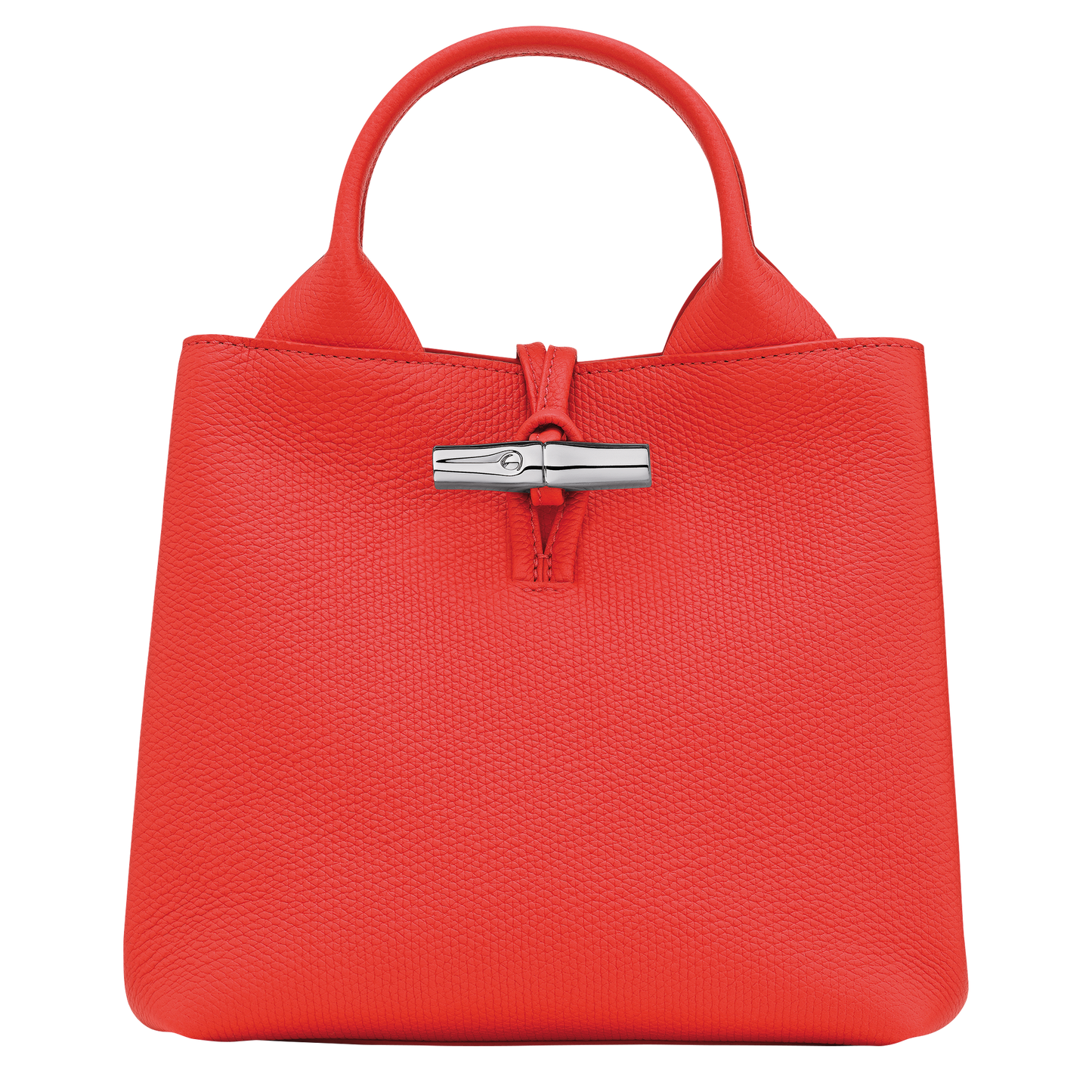 LONGCHAMP-Le Roseau S Handbag-Vermilion-10273HFP108-5