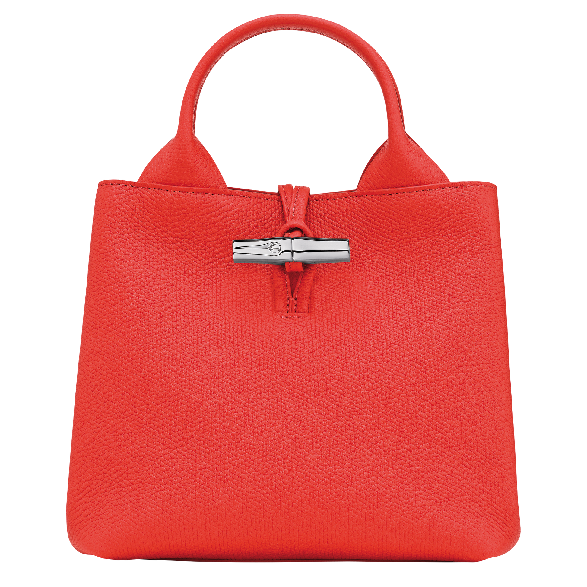 LONGCHAMP-Le Roseau S Handbag-Vermilion-10273HFP108-5