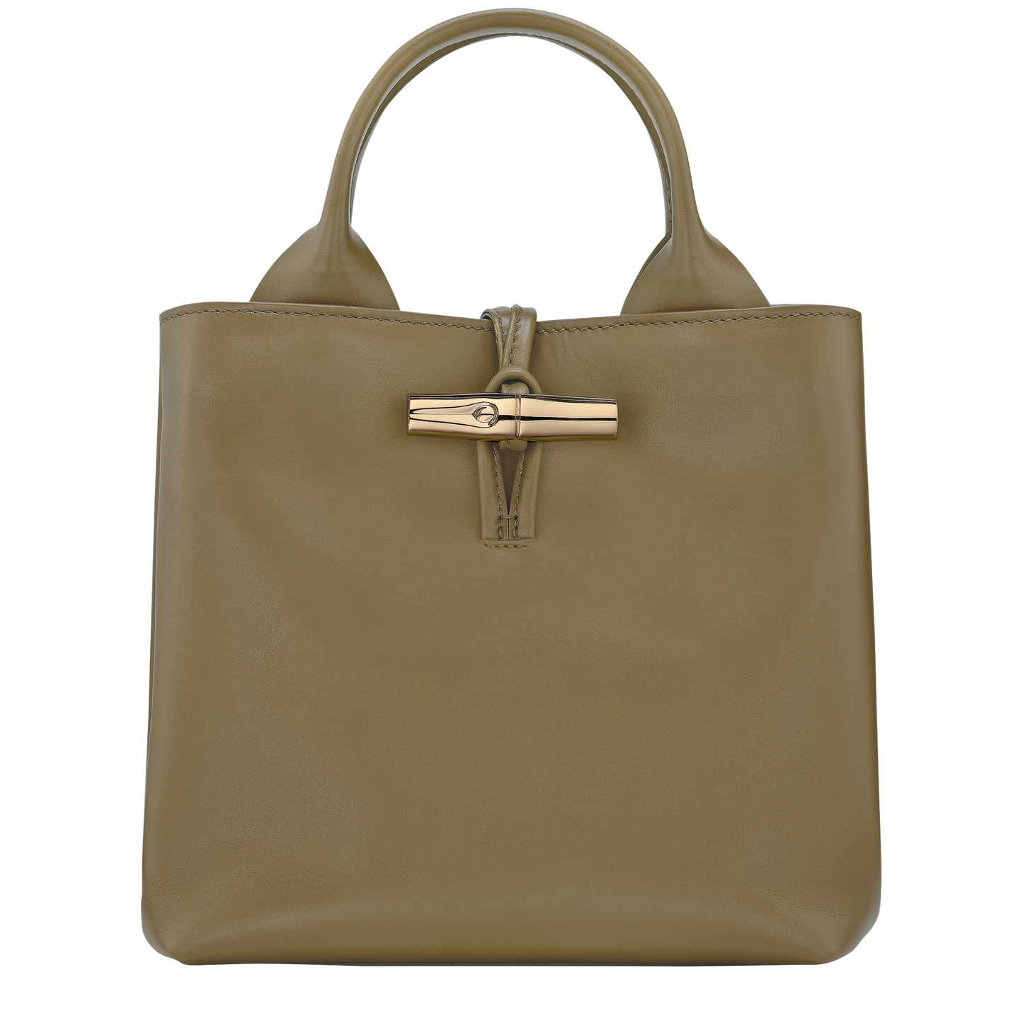 LONGCHAMP-Le Roseau S Handbag-Olive-10273HGC510-1