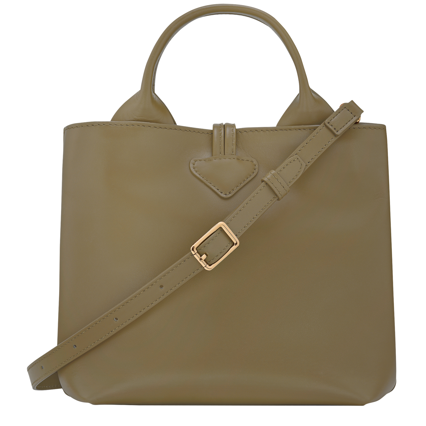 LONGCHAMP-Le Roseau S Handbag-Olive-10273HGC510-4