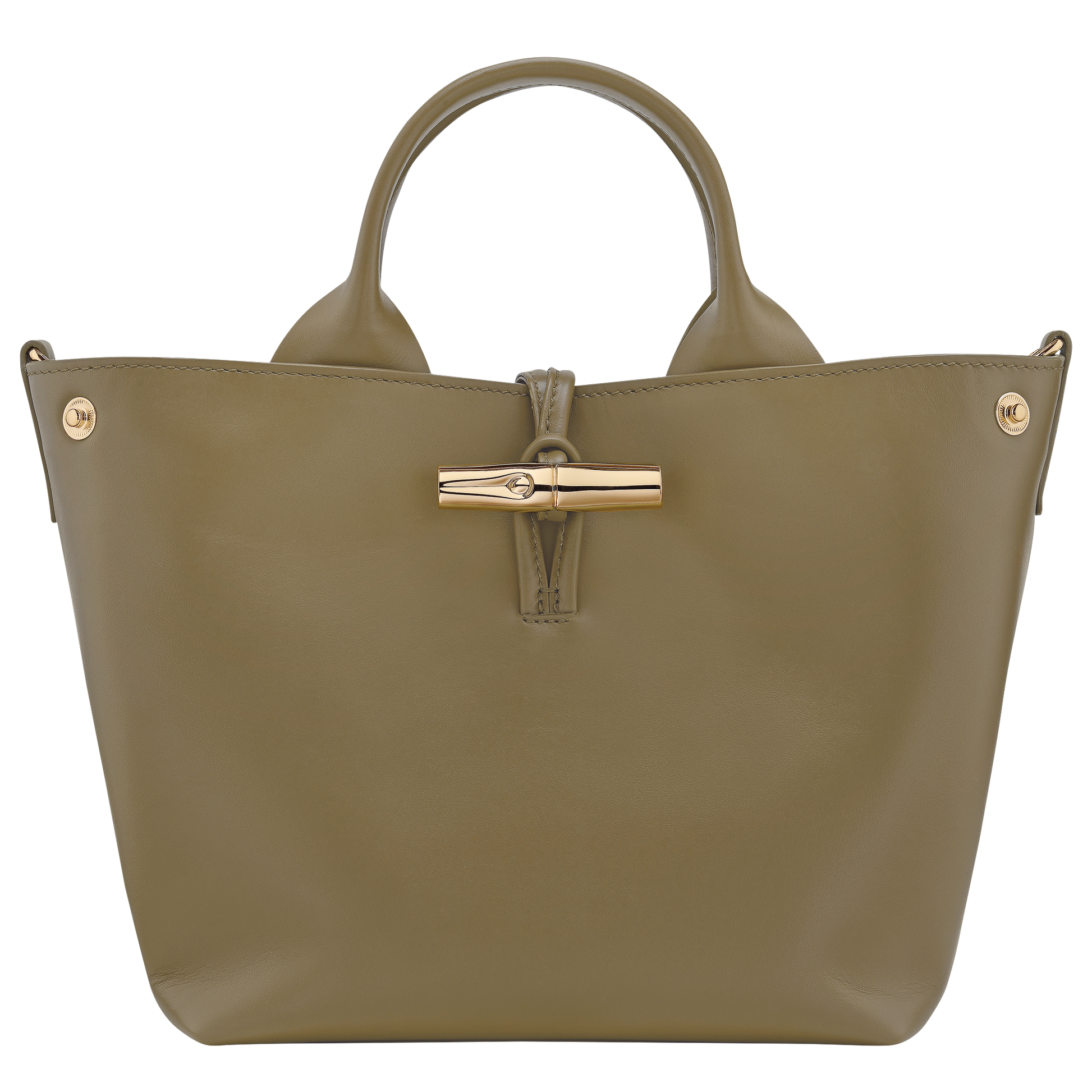 LONGCHAMP-Le Roseau S Handbag-Olive-10273HGC510-5