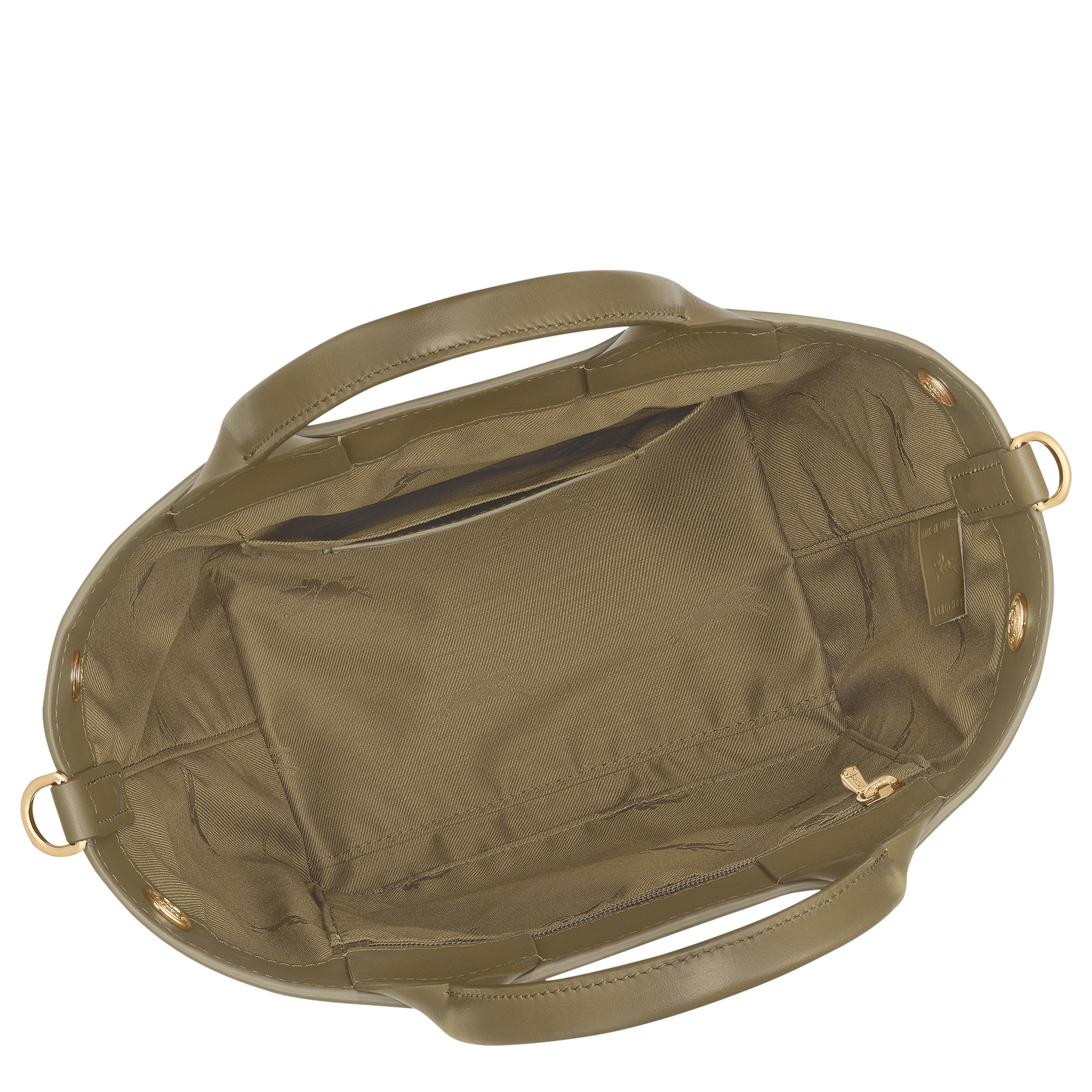 LONGCHAMP-Le Roseau S Handbag-Olive-10273HGC510-6