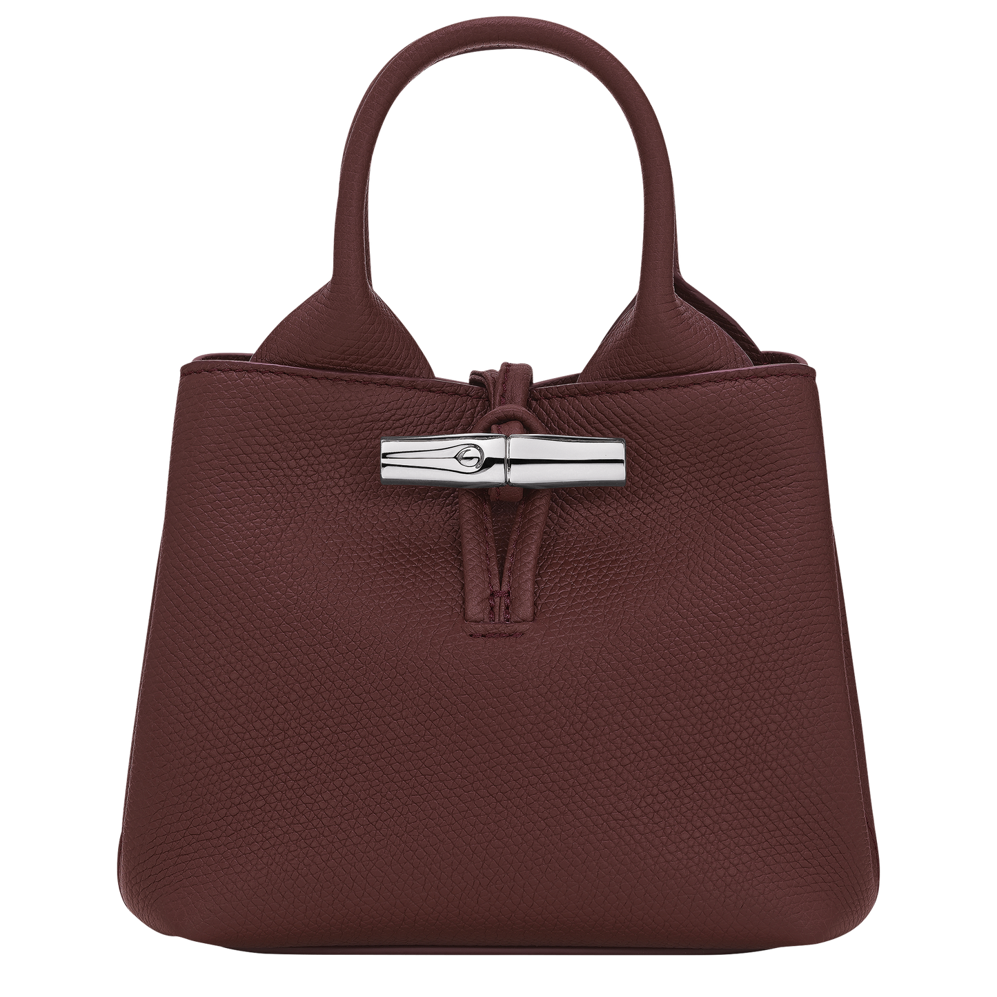 LONGCHAMP-Le Roseau XS Handbag-Burgundy-10278HFP009-1