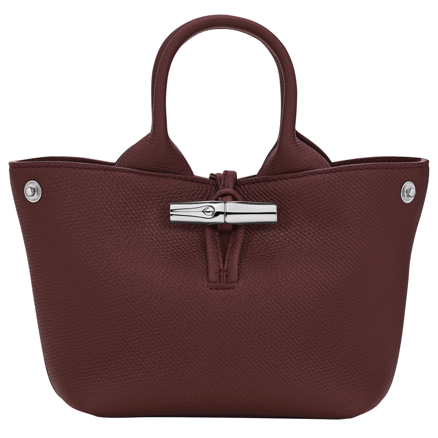 LONGCHAMP-Le Roseau XS Handbag-Burgundy-10278HFP009-4