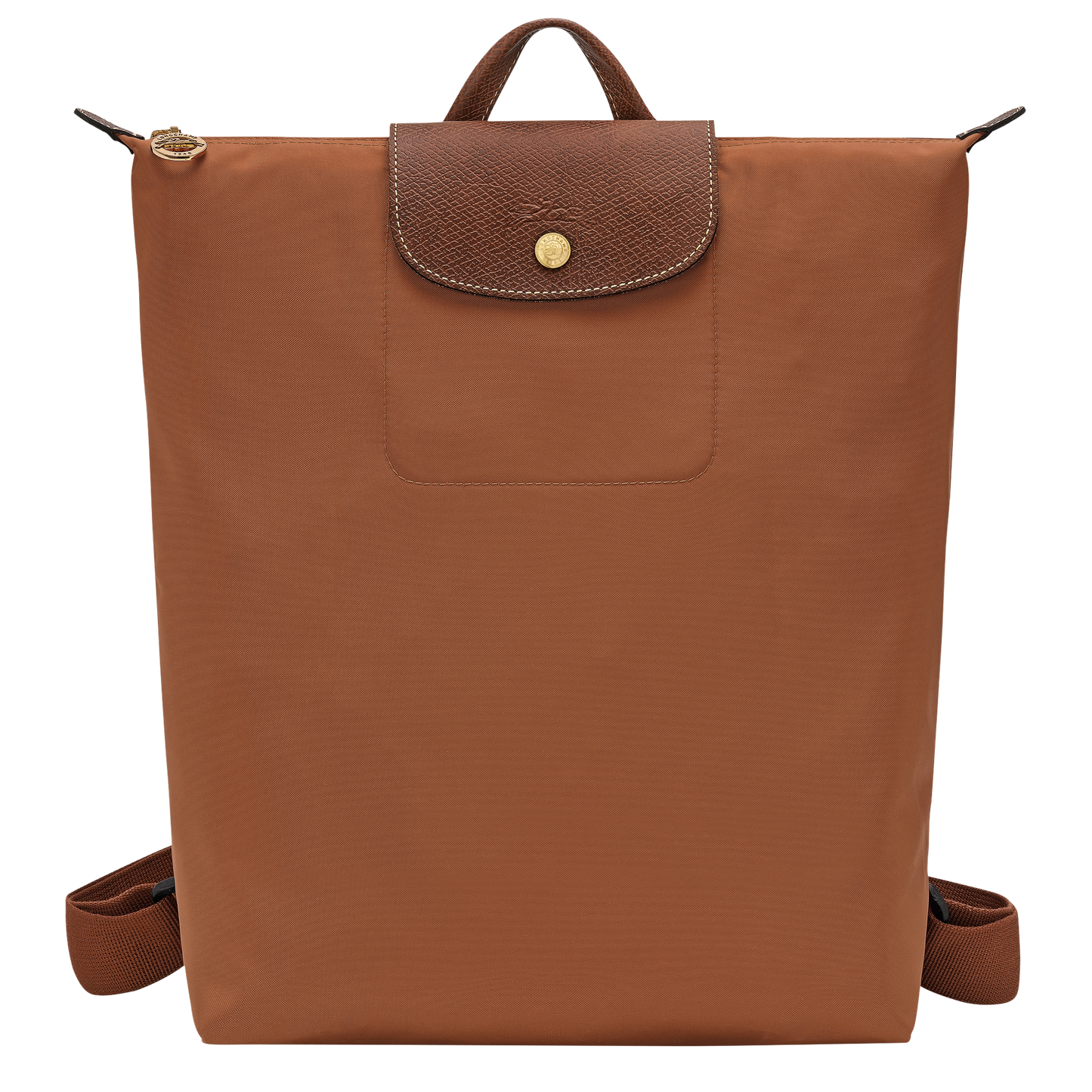 LONGCHAMP-Le Pliage Original M Backpack-Cognac-10284089504-1