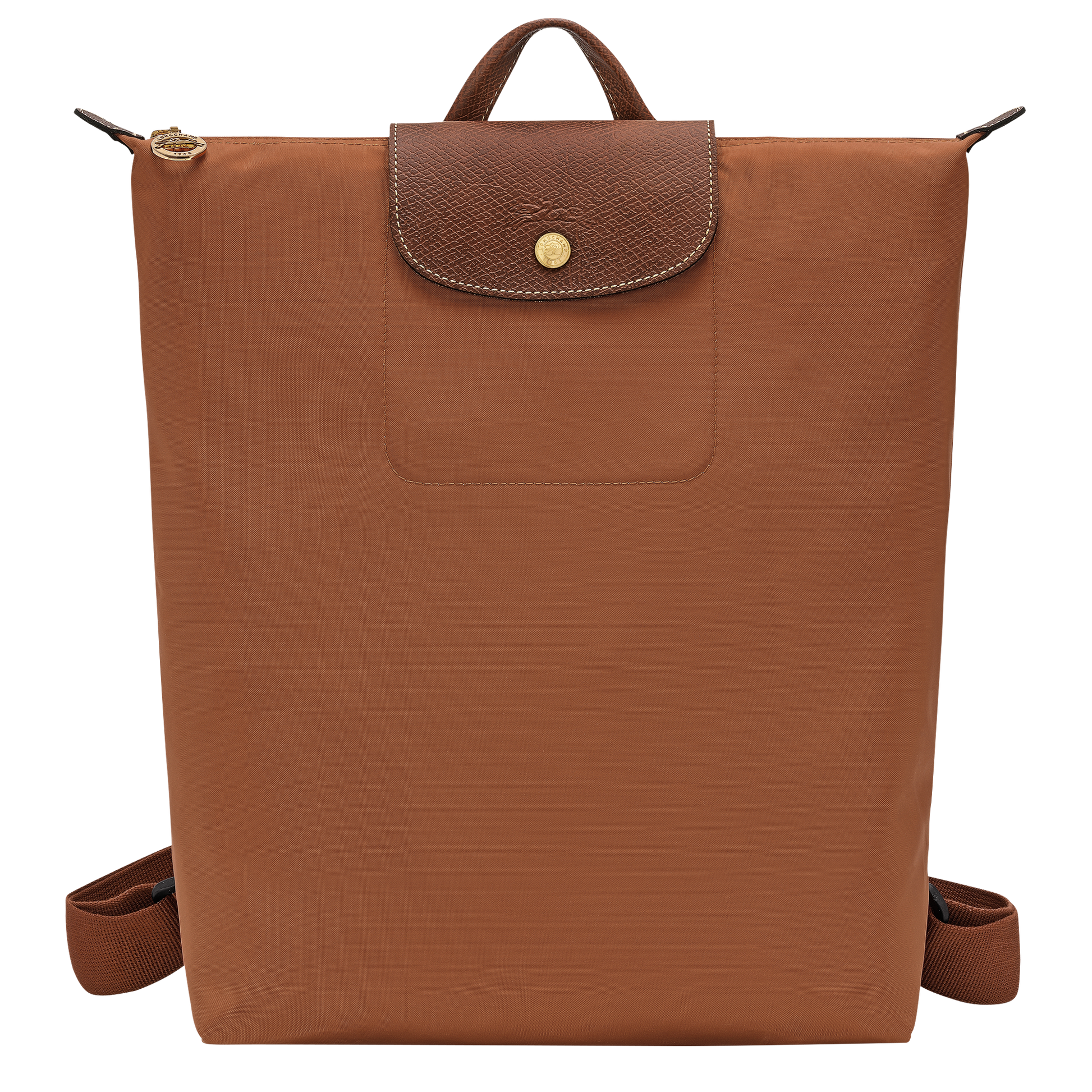 LONGCHAMP-Le Pliage Original M Backpack-Cognac-10284089504-1