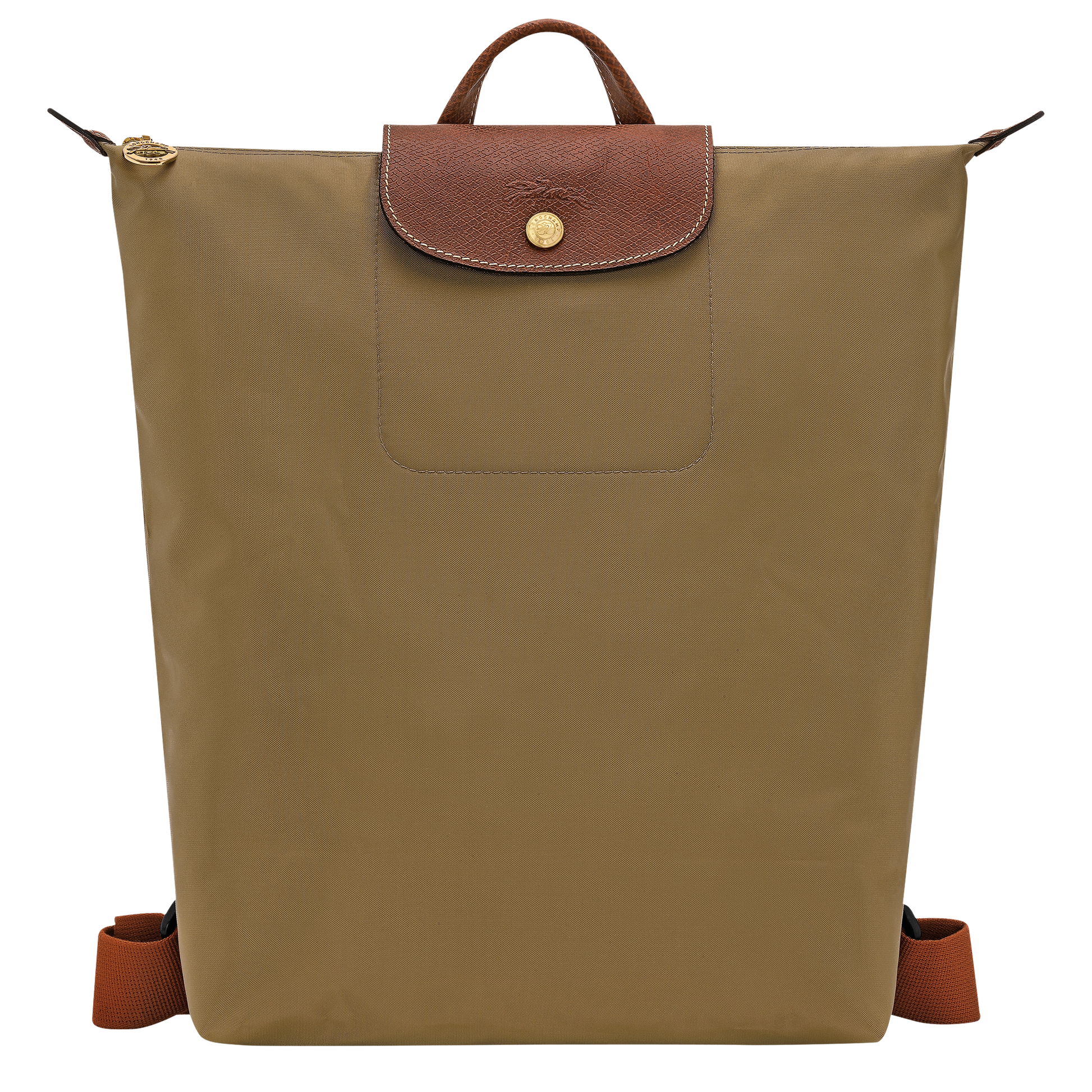 LONGCHAMP-Le Pliage Original M Backpack-Olive-10284089510-1