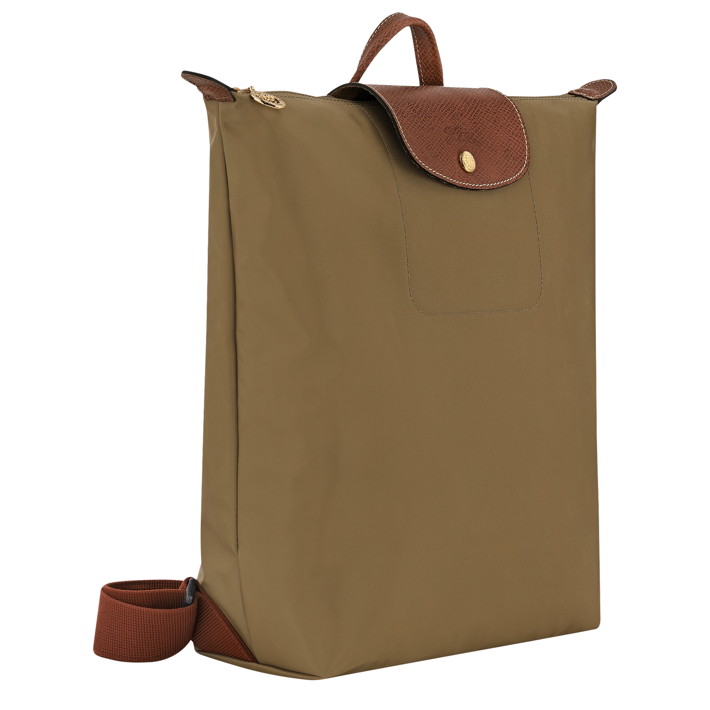 LONGCHAMP-Le Pliage Original M Backpack-Olive-10284089510-2