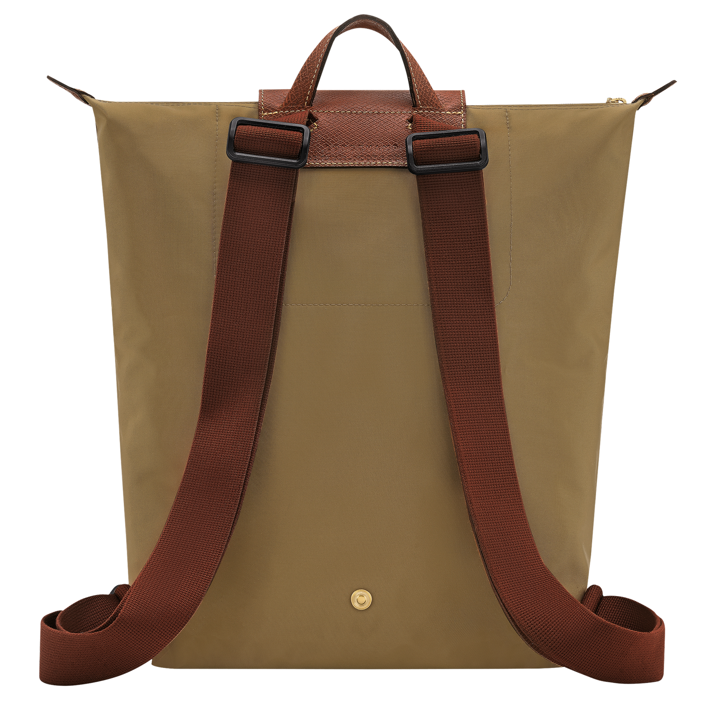LONGCHAMP-Le Pliage Original M Backpack-Olive-10284089510-3