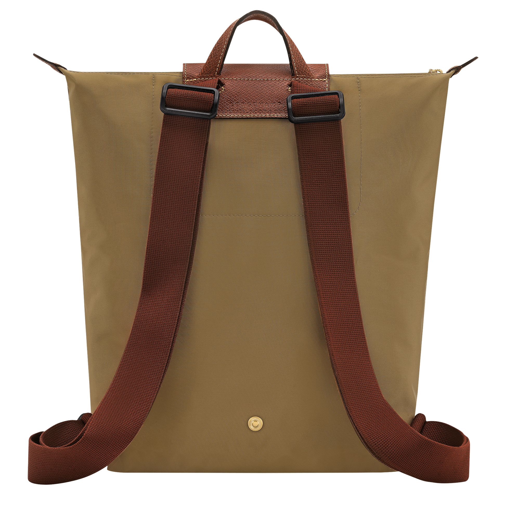 LONGCHAMP-Le Pliage Original M Backpack-Olive-10284089510-3