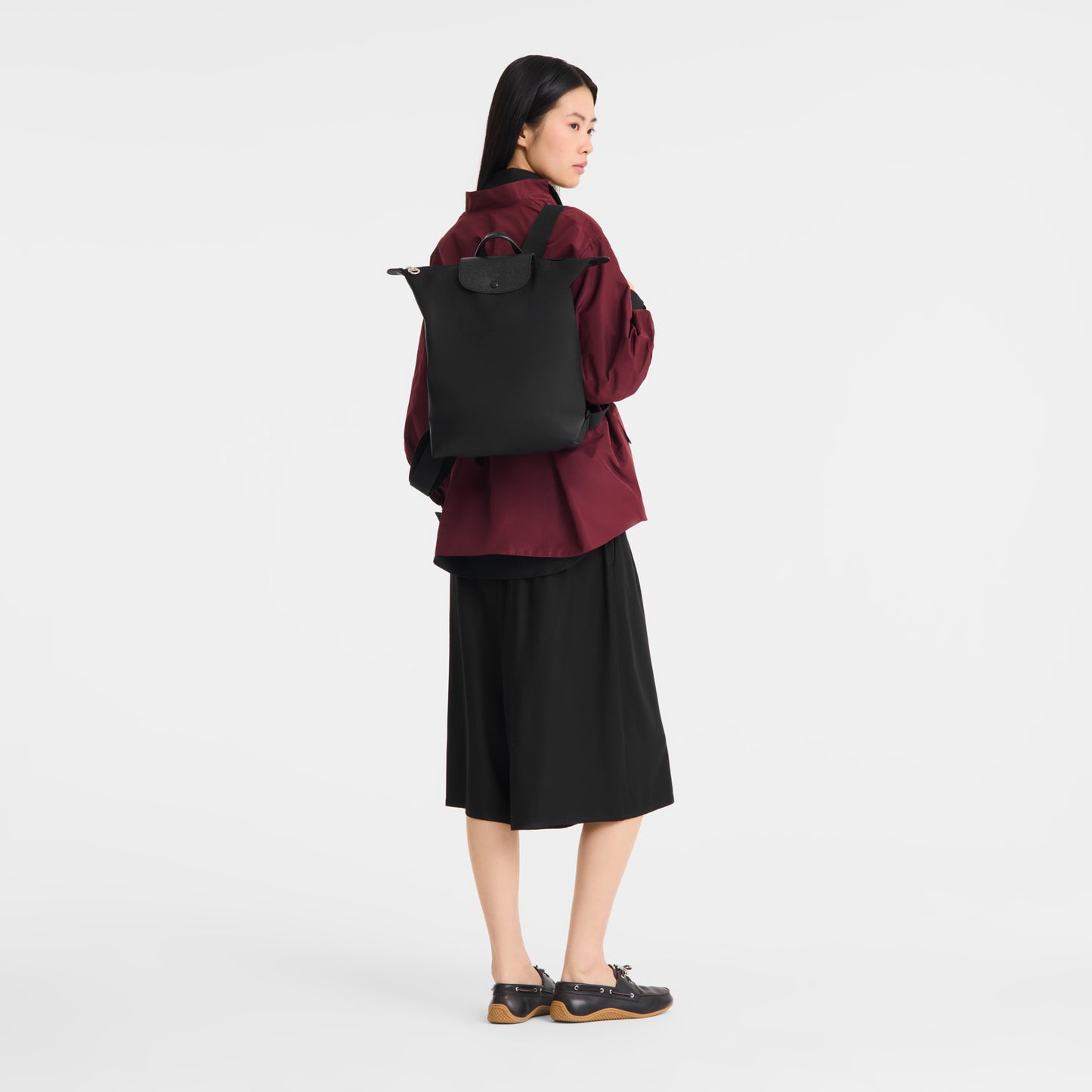 LONGCHAMP-Le Pliage One M Backpack-Black-10284979001-2