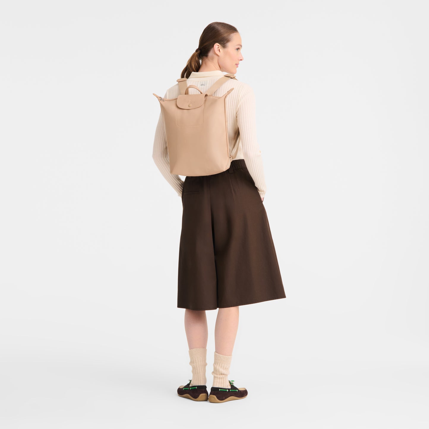 LONGCHAMP-Le Pliage One M Backpack-Beige-10284979105-2