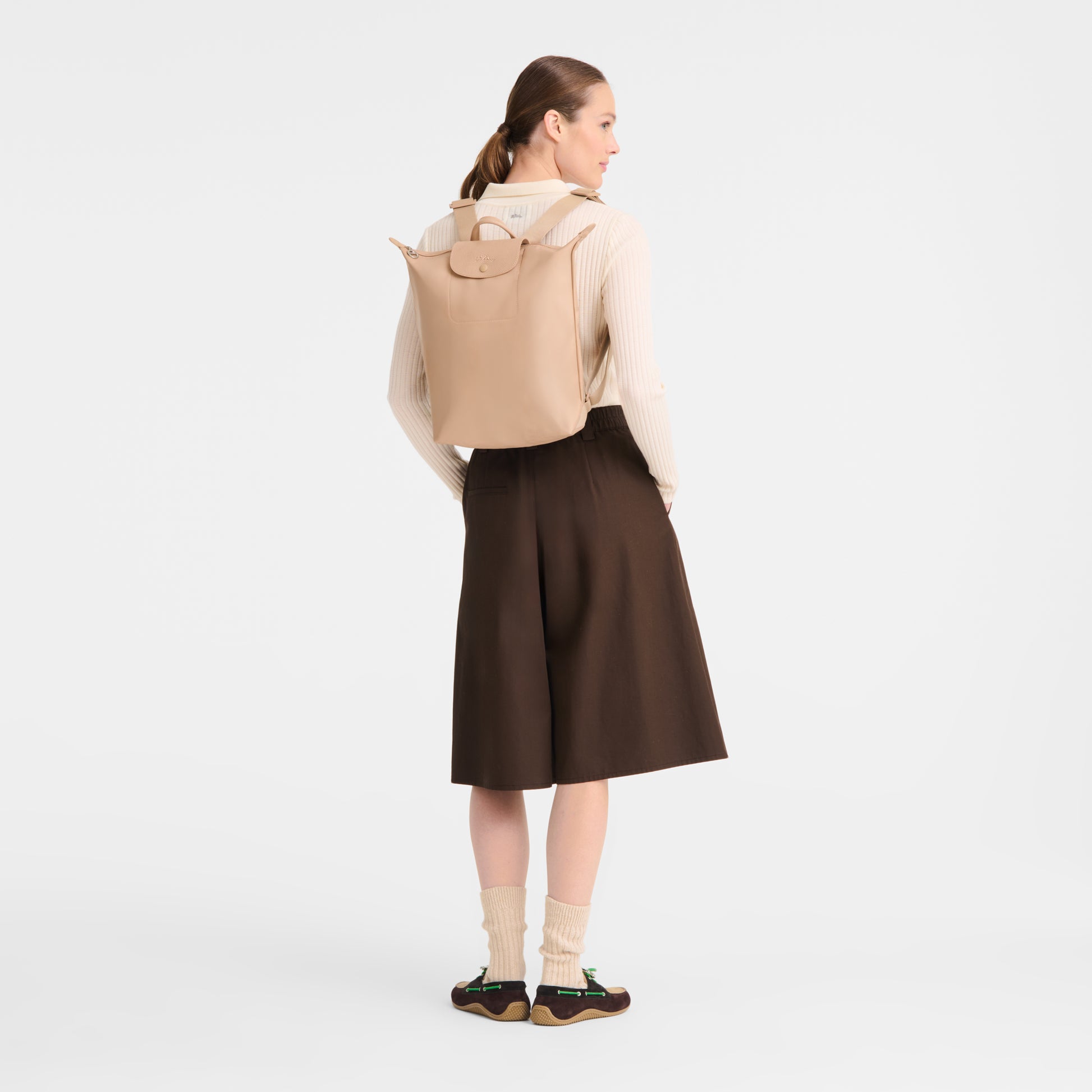 LONGCHAMP-Le Pliage One M Backpack-Beige-10284979105-2