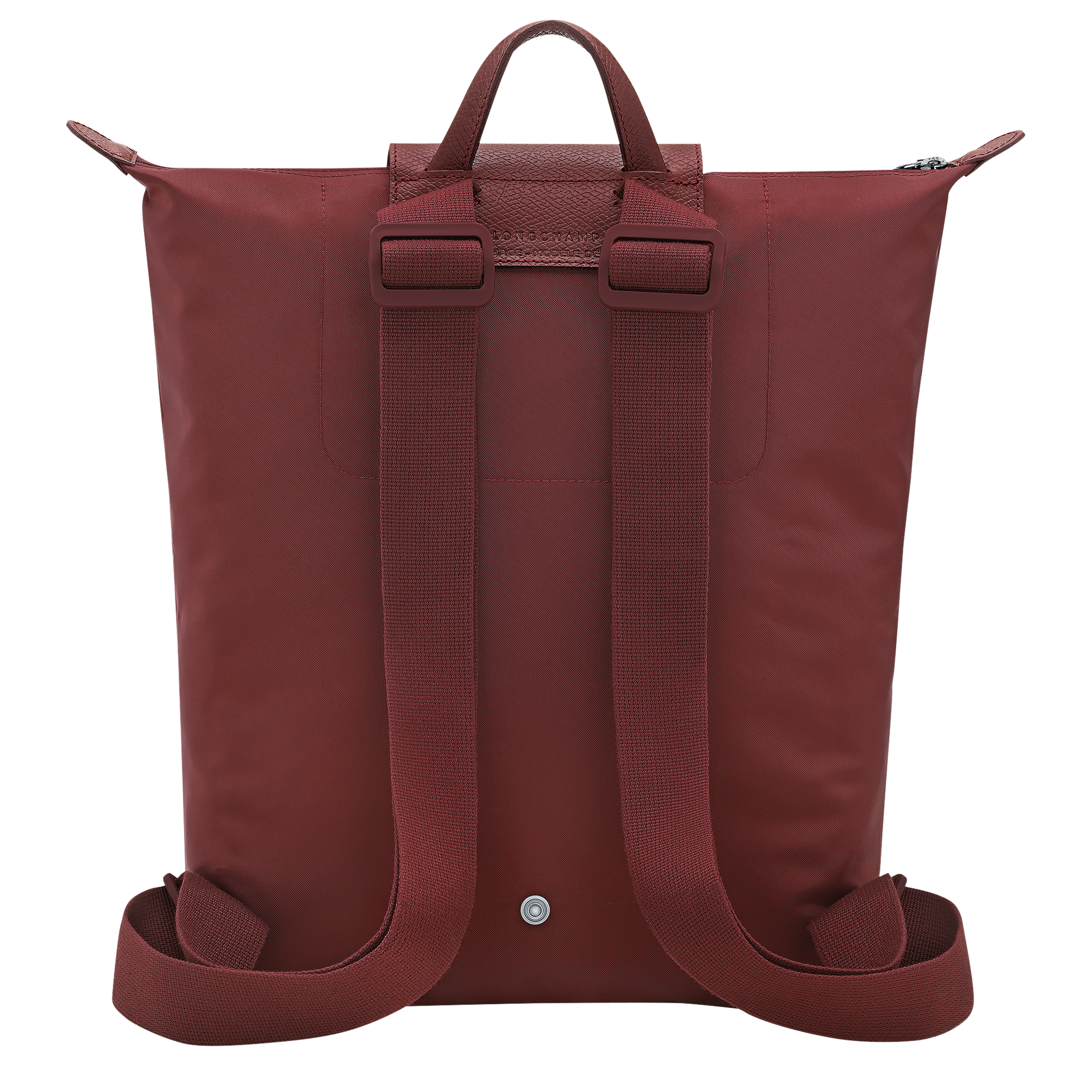 LONGCHAMP-Le Pliage One M Backpack-Burgundy-10284979P87-3