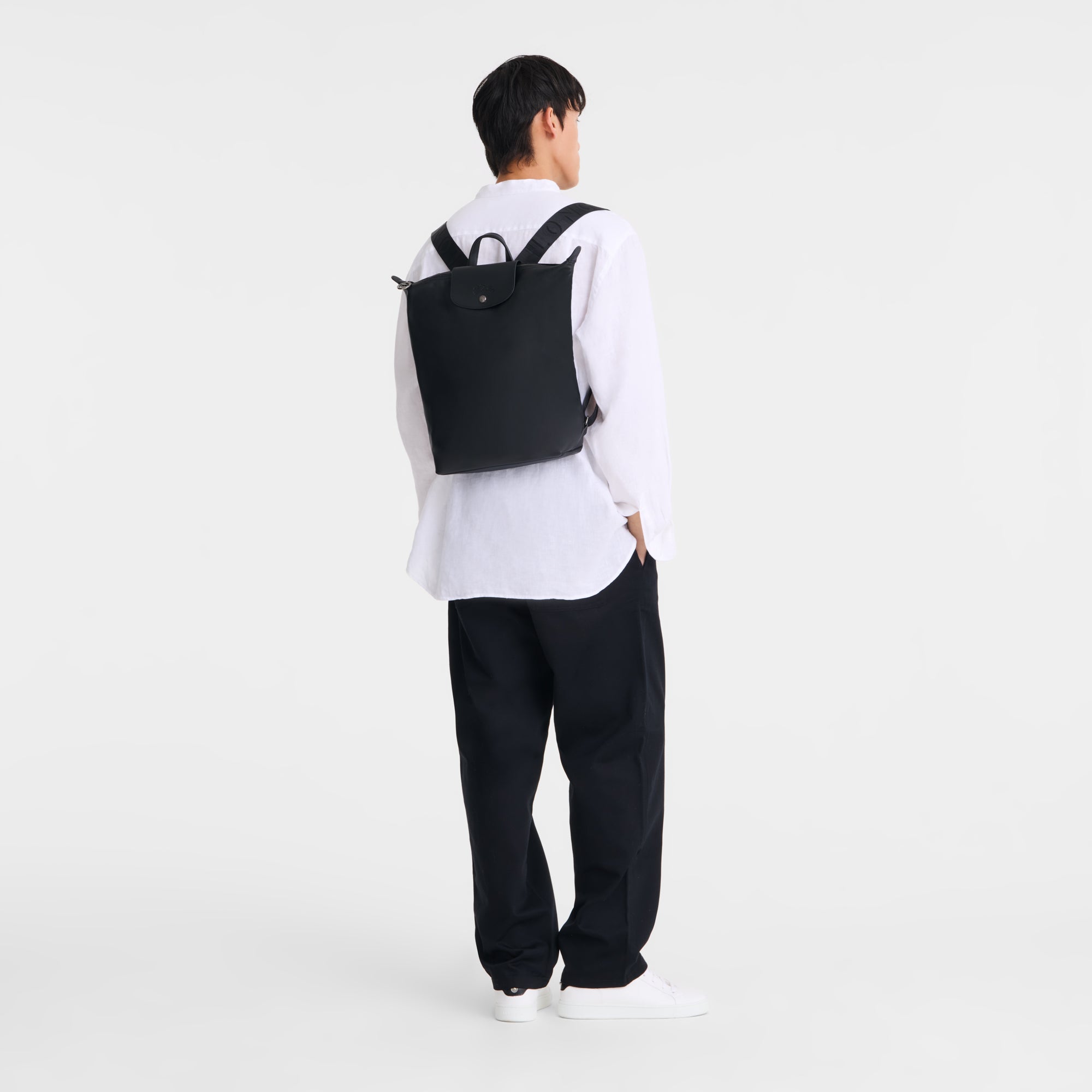 Le Pliage XTRA M Backpack Black - Leather - 10287987001 | Longchamp ID