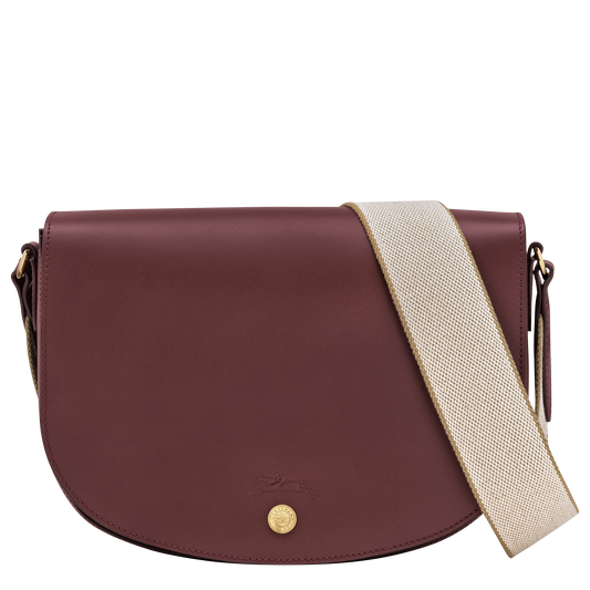 LONGCHAMP-Épure M Crossbody bag-Burgundy-10296HFY119-1