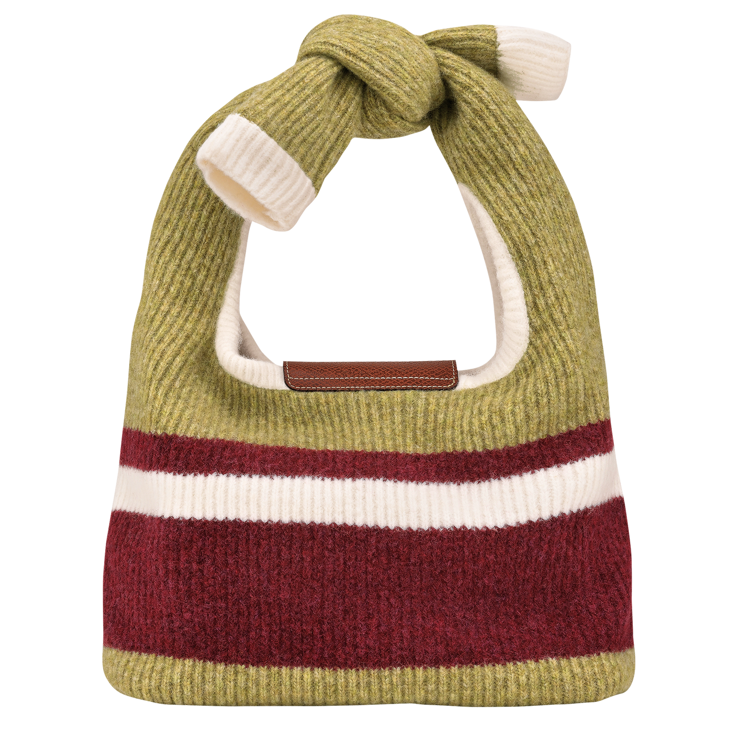 LONGCHAMP-Le Pliage Collection Shoulder bag-Pistachio/Burgundy-10303HITM27-4