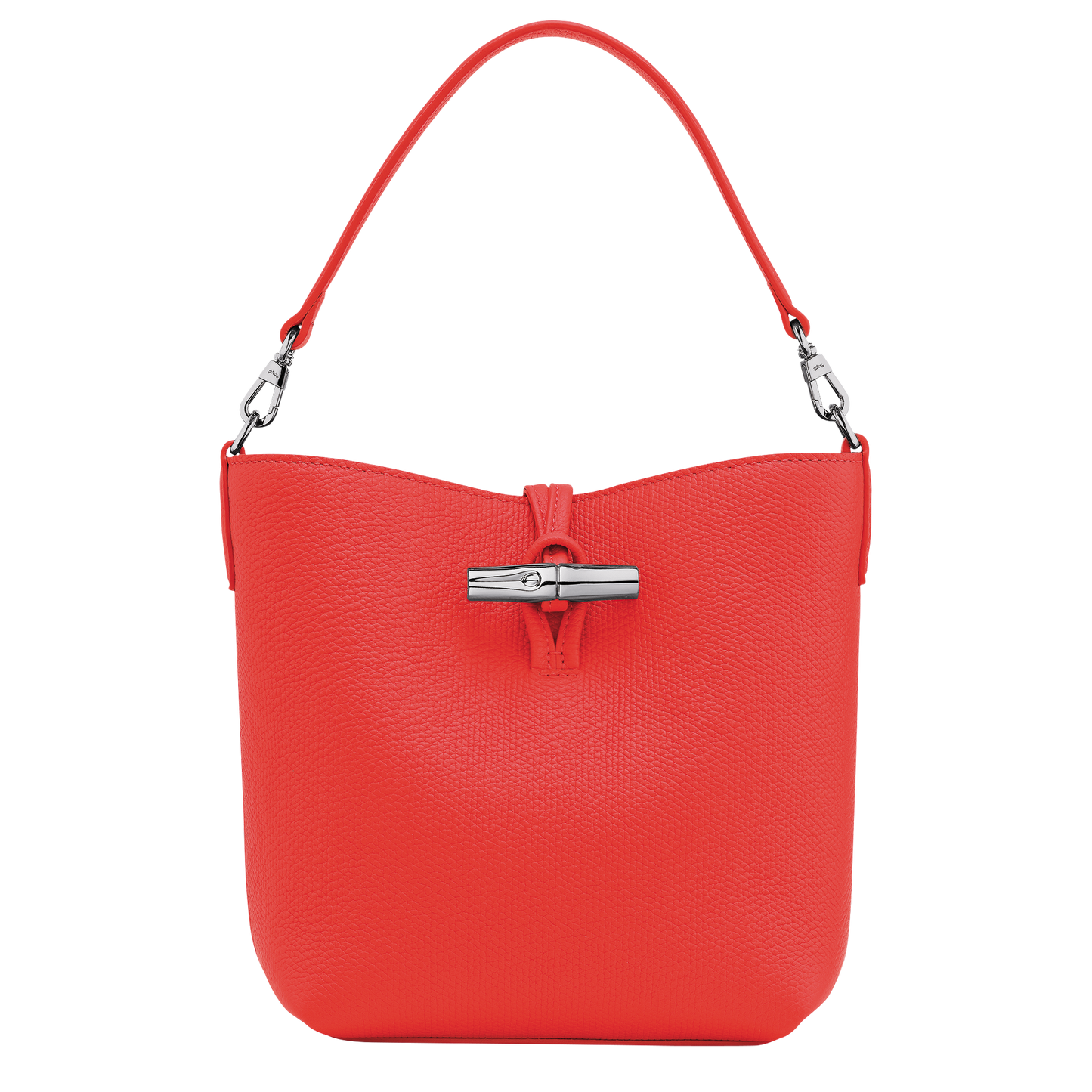 LONGCHAMP-Le Roseau XS Bucket bag-Vermilion-10314HFP108-1