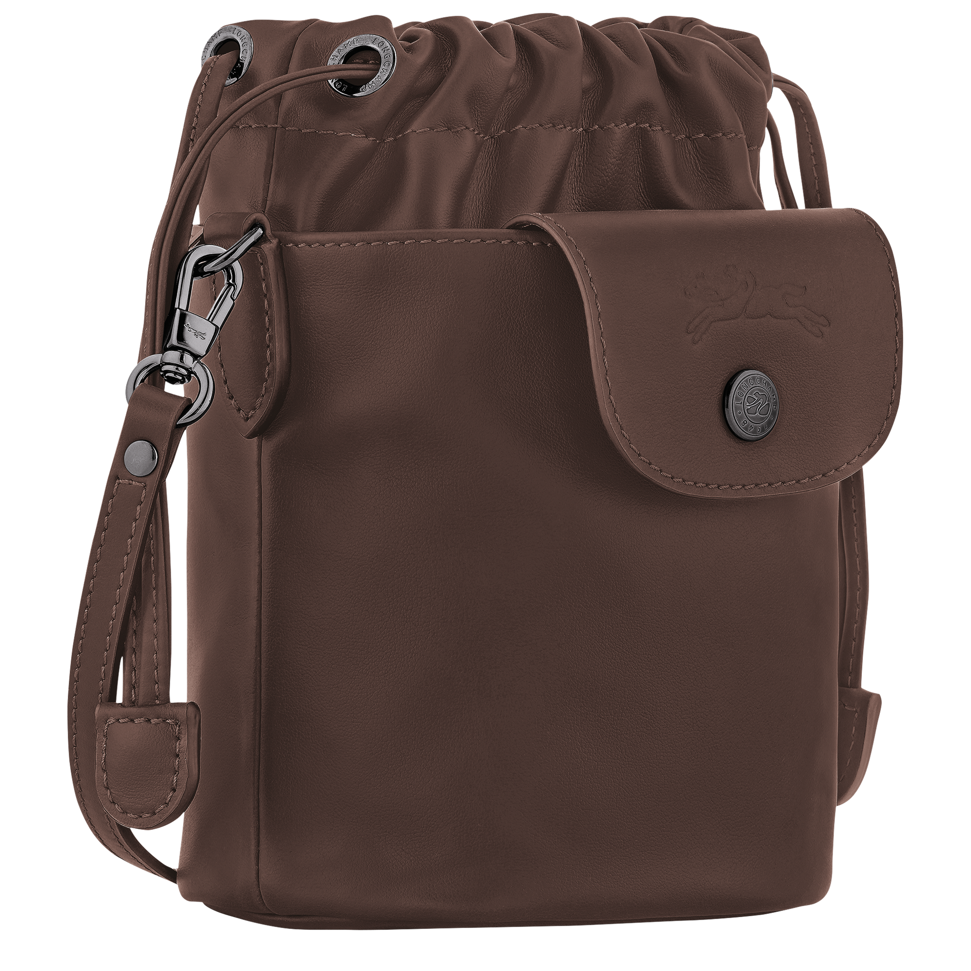 LONGCHAMP-Le Pliage Xtra XS Bucket bag-Mocha-10317987002-2