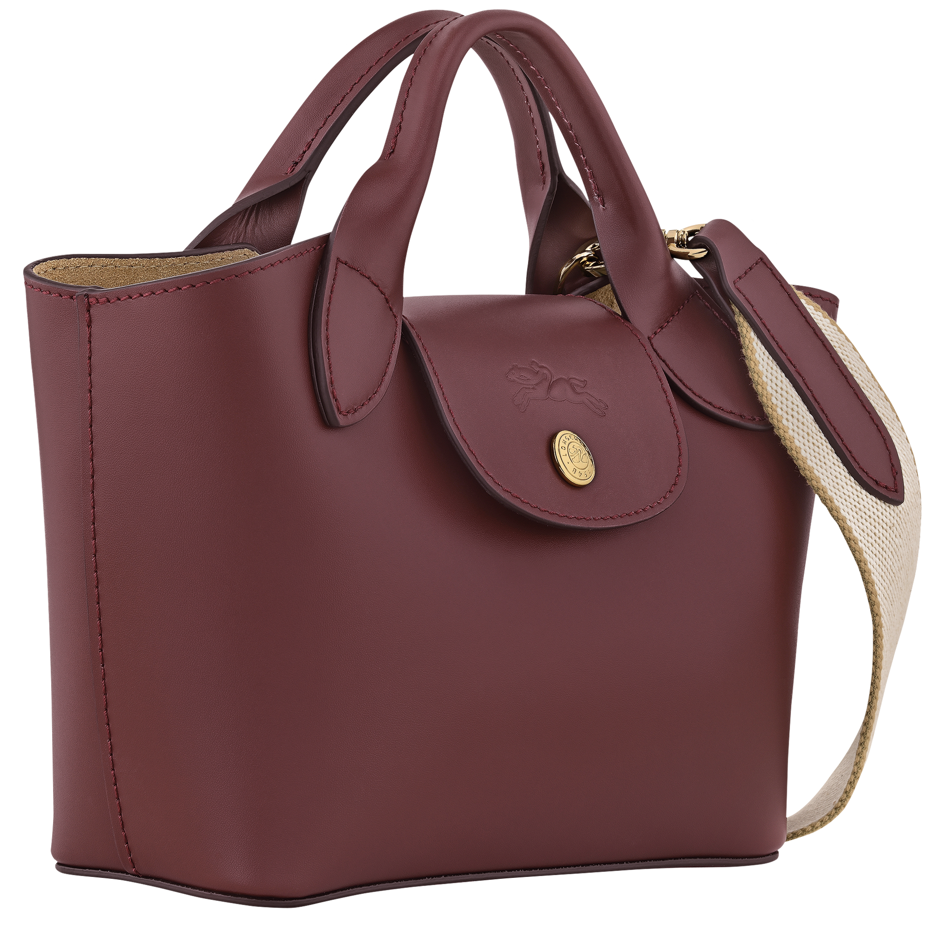 LONGCHAMP-Épure XS Tote bag-Burgundy-10319HFY119-2