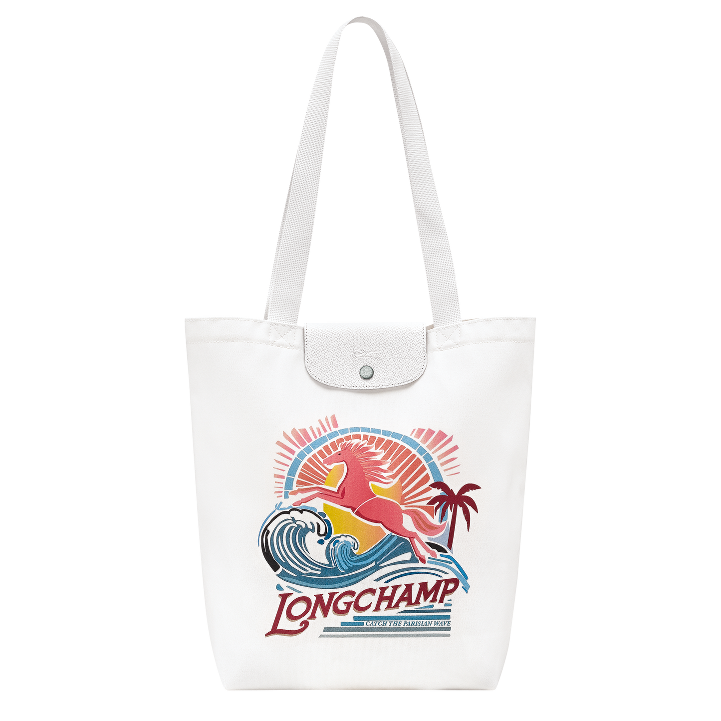 LONGCHAMP-Le Pliage Collection Tote bag-Rainbow-10326HJAM36-1