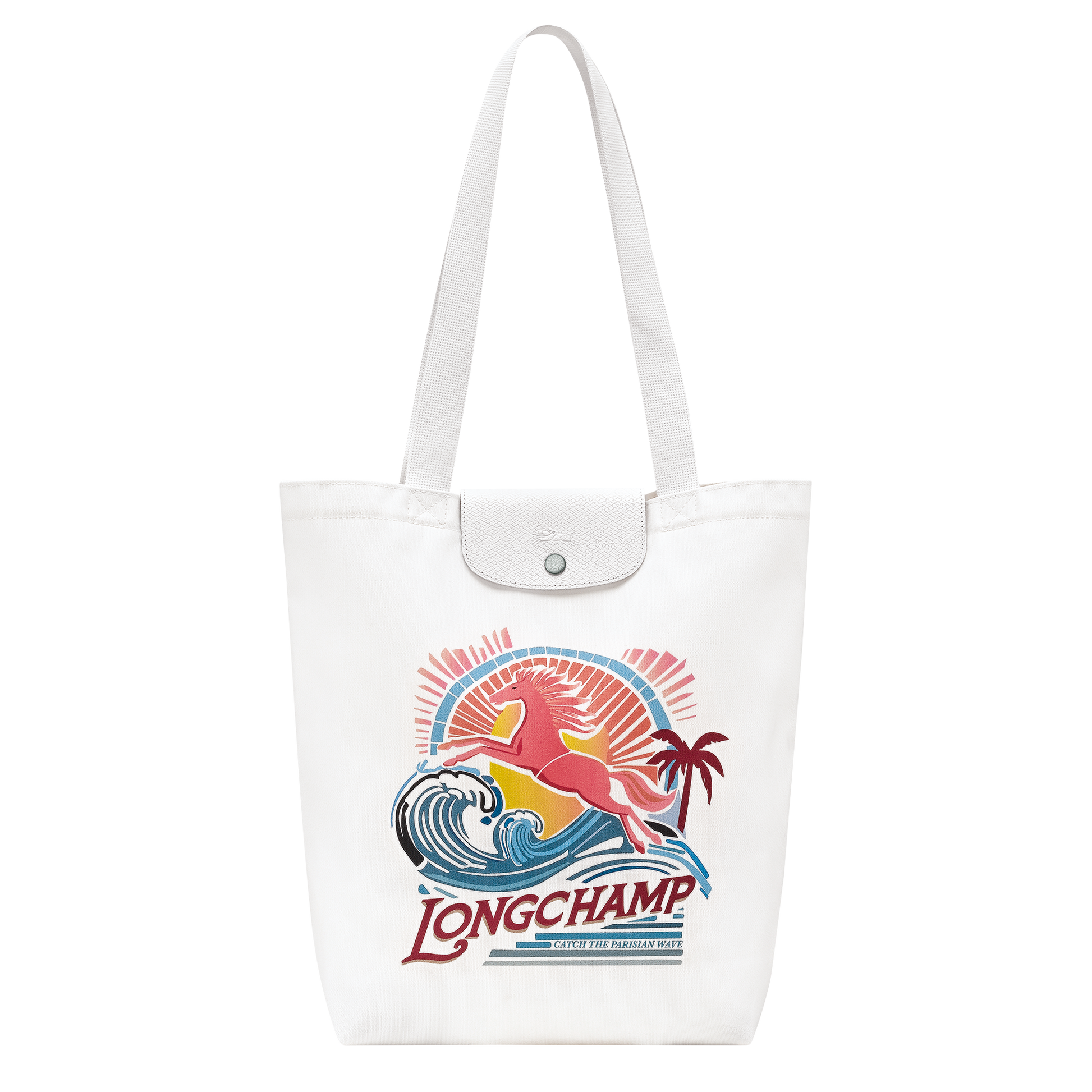 LONGCHAMP-Le Pliage Collection Tote bag-Rainbow-10326HJAM36-1