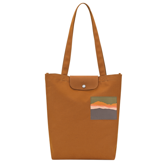 LONGCHAMP-Caroline Hélain x Longchamp M Tote bag-Caramel-10326HKIF72-1