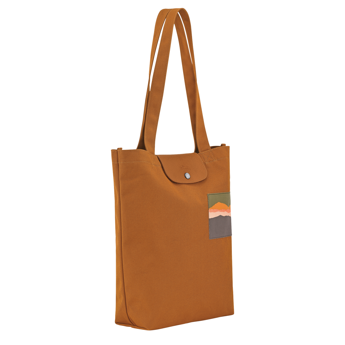 LONGCHAMP-Caroline Hélain x Longchamp M Tote bag-Caramel-10326HKIF72-2