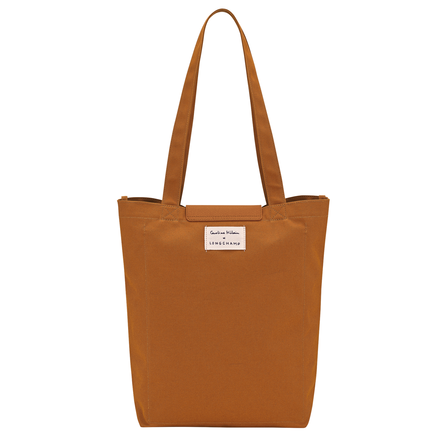 LONGCHAMP-Caroline Hélain x Longchamp M Tote bag-Caramel-10326HKIF72-3