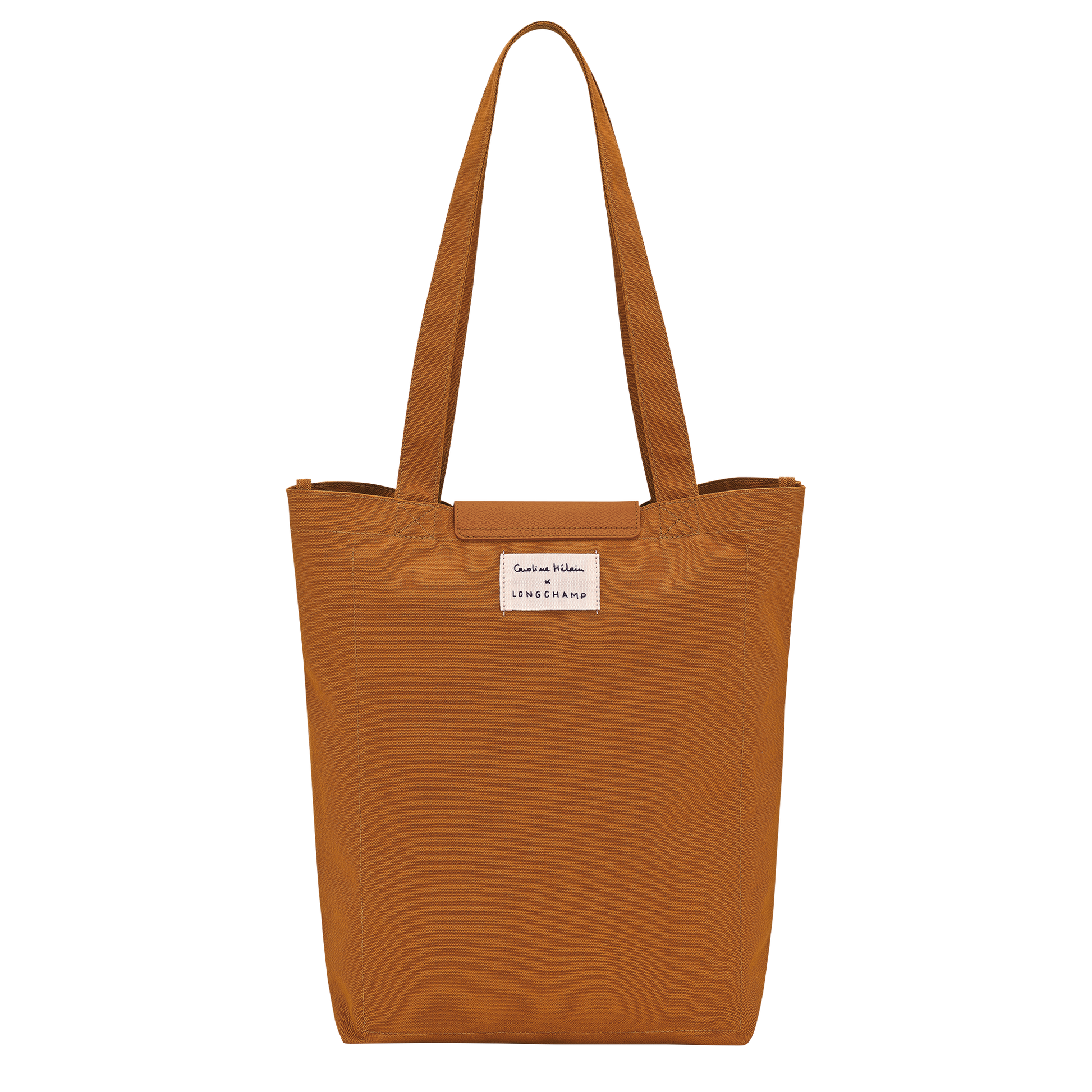 LONGCHAMP-Caroline Hélain x Longchamp M Tote bag-Caramel-10326HKIF72-3