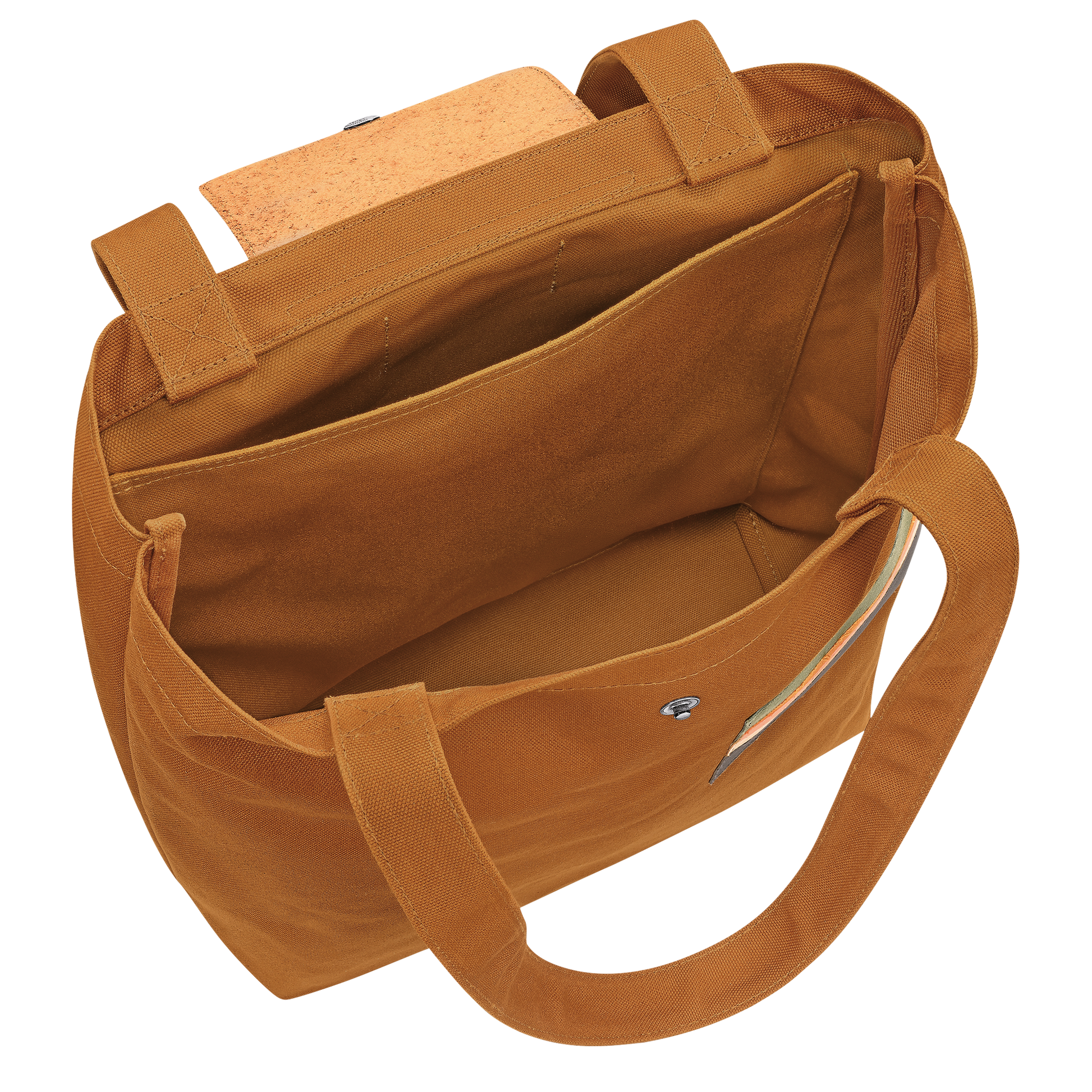 LONGCHAMP-Caroline Hélain x Longchamp M Tote bag-Caramel-10326HKIF72-4
