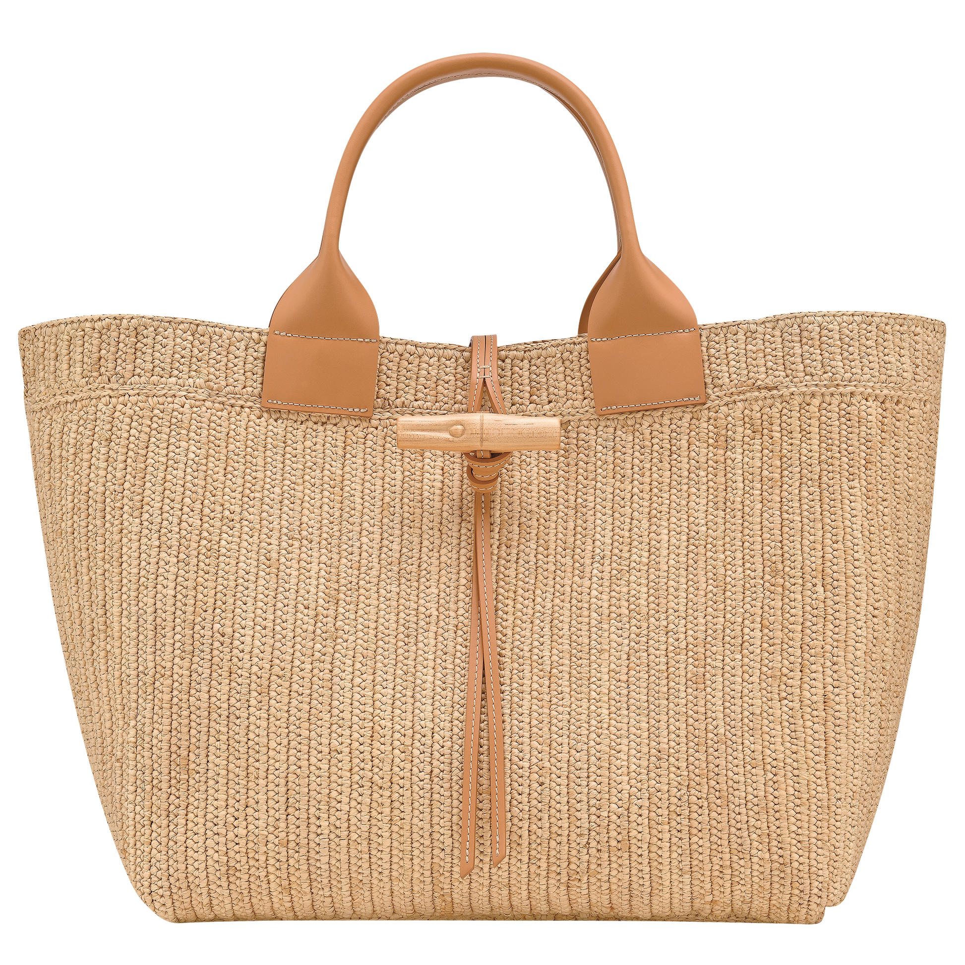 LONGCHAMP-Le Roseau Tote bag-Vegetal-10327HJD514-1