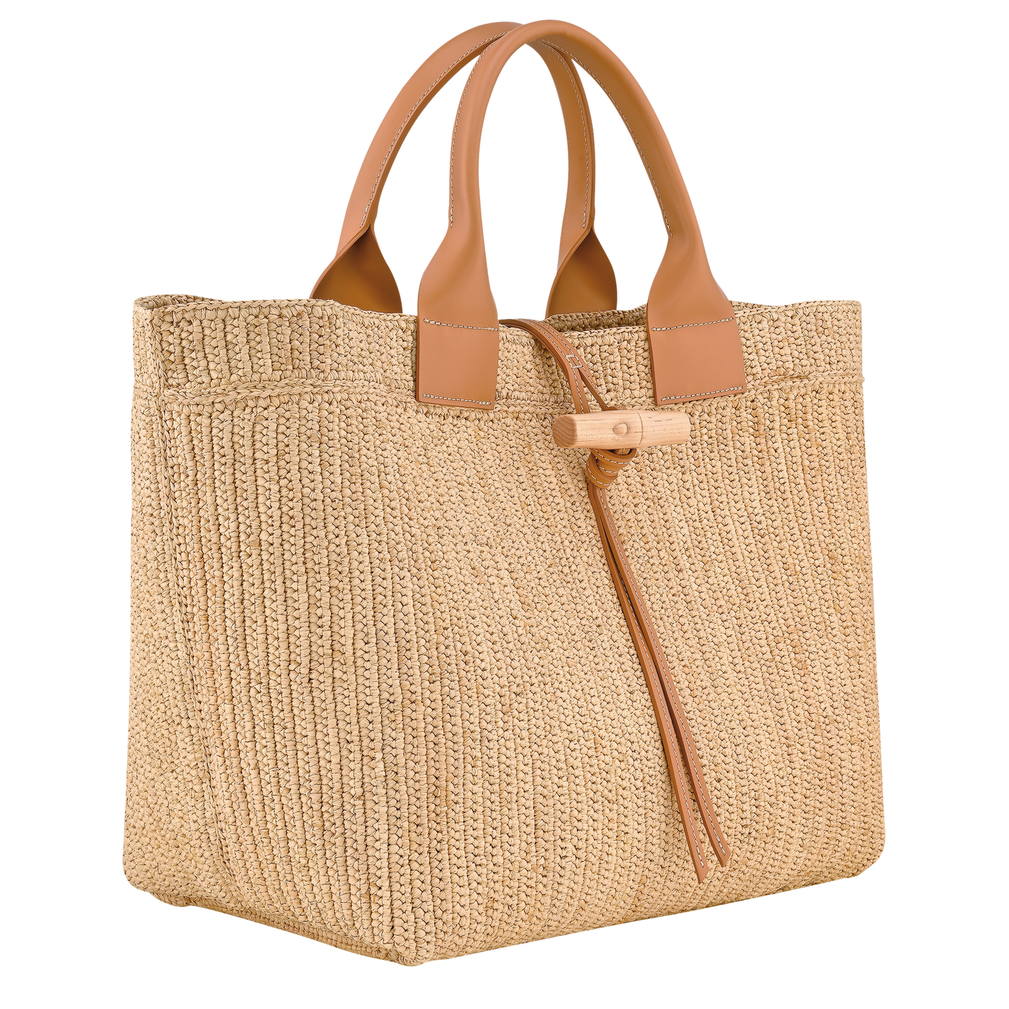 LONGCHAMP-Le Roseau Tote bag-Vegetal-10327HJD514-4