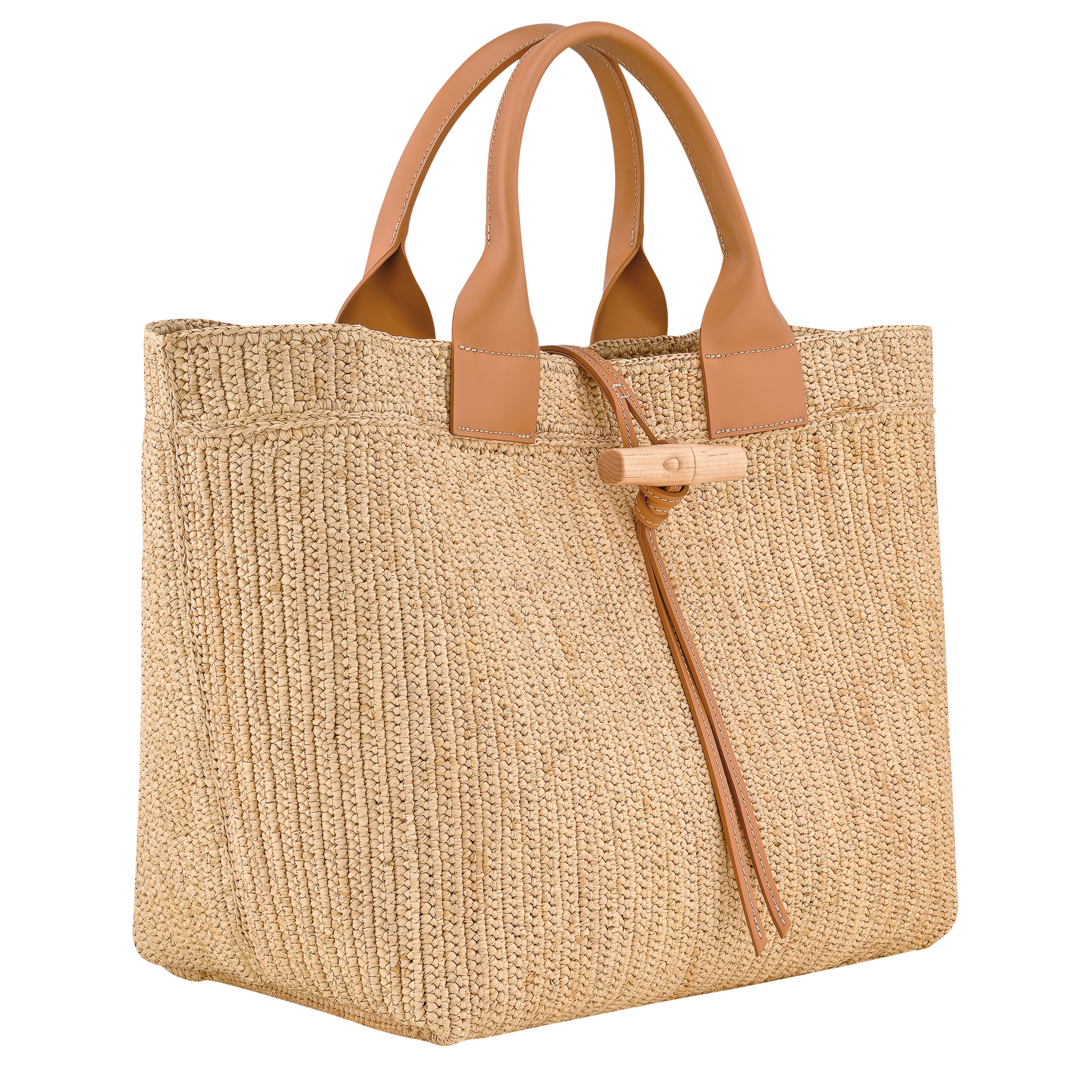 LONGCHAMP-Le Roseau Tote bag-Vegetal-10327HJD514-4