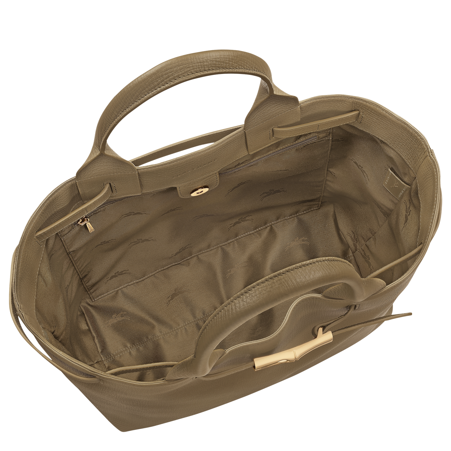 LONGCHAMP-Le Smart L Tote bag-Olive-10327HJH510-5