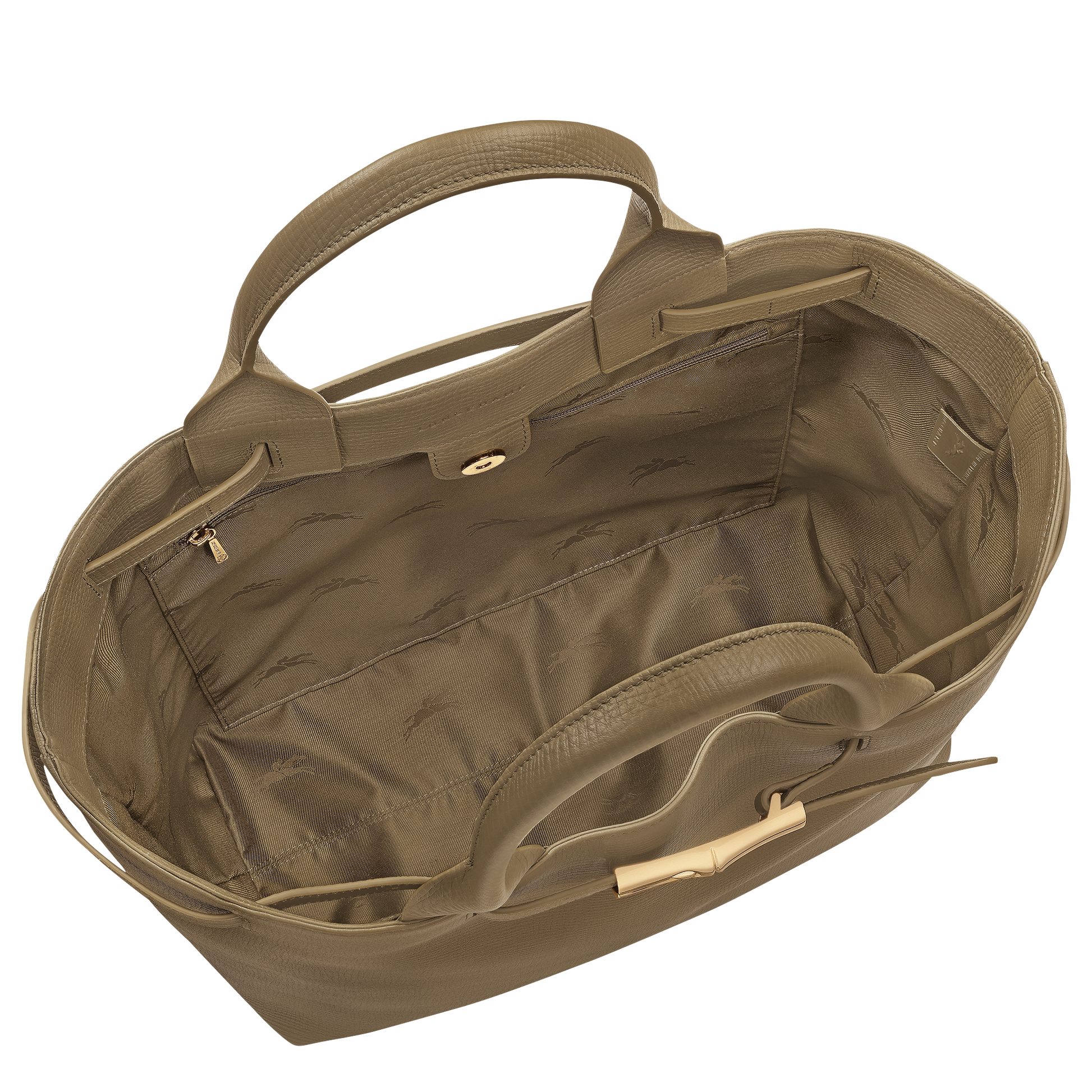 LONGCHAMP-Le Smart L Tote bag-Olive-10327HJH510-5