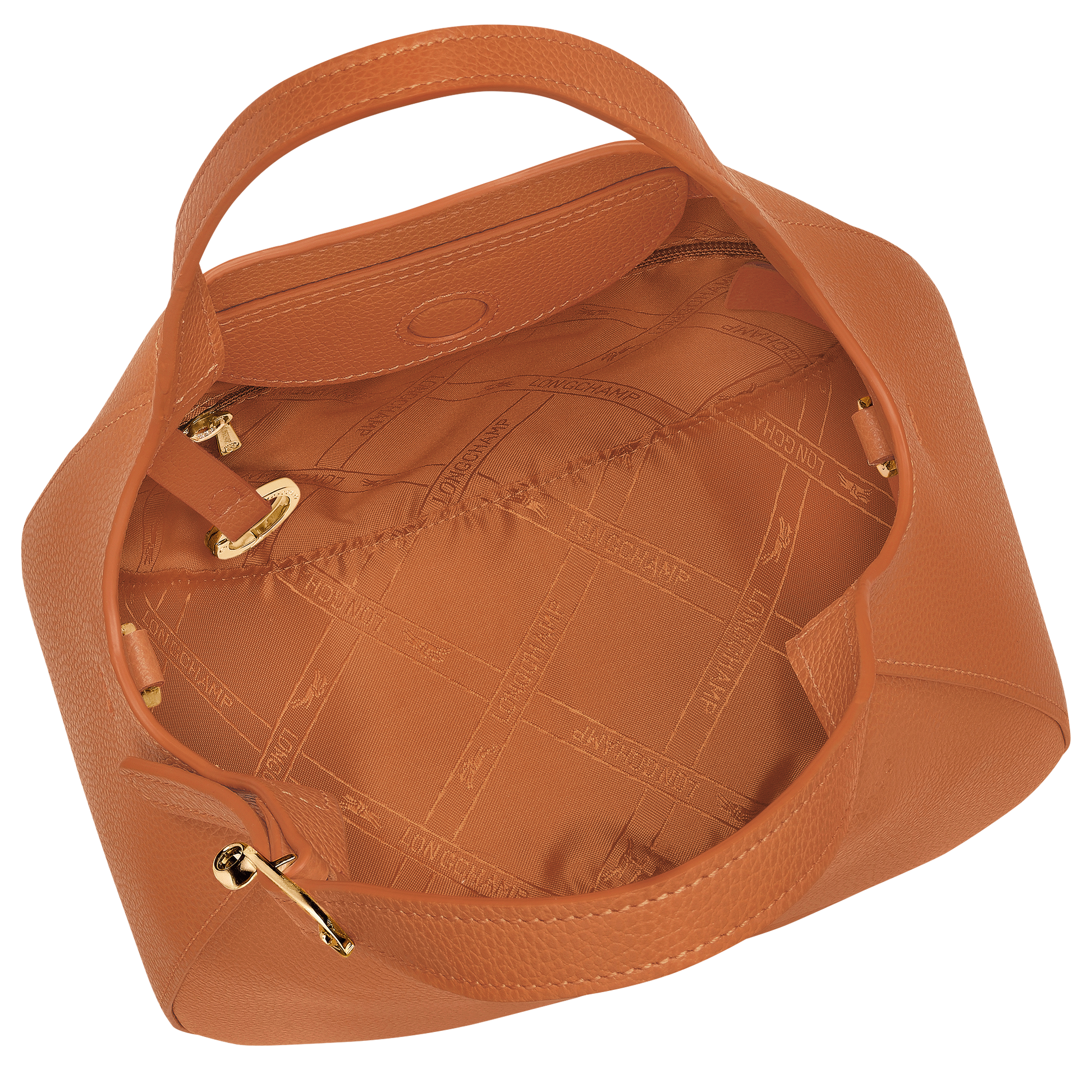 LONGCHAMP-Le Foulonné S Handbag-Amber-10328021490-6