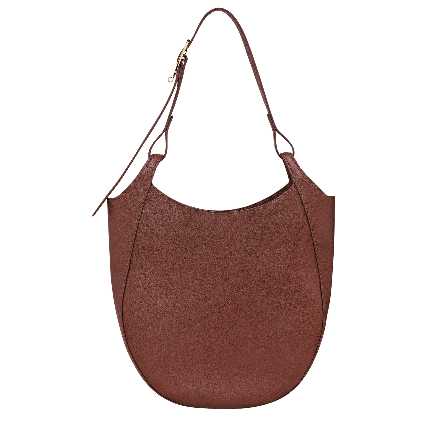 LONGCHAMP-Le Foulonné L Hobo bag-Coffee-10330021M02-1