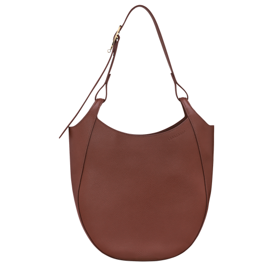 LONGCHAMP-Le Foulonné L Hobo bag-Coffee-10330021M02-1