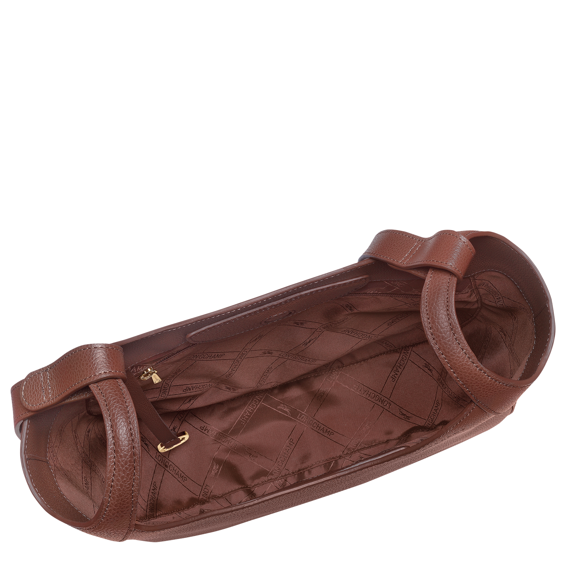 LONGCHAMP-Le Foulonné L Hobo bag-Coffee-10330021M02-5