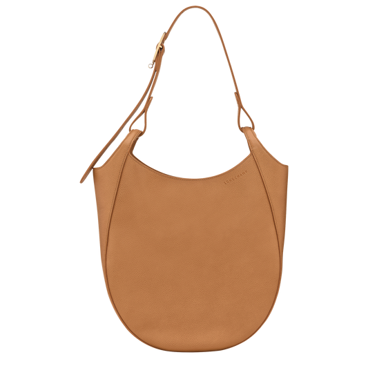 LONGCHAMP-Le Foulonné L Hobo bag-Pecan-10330021M74-1
