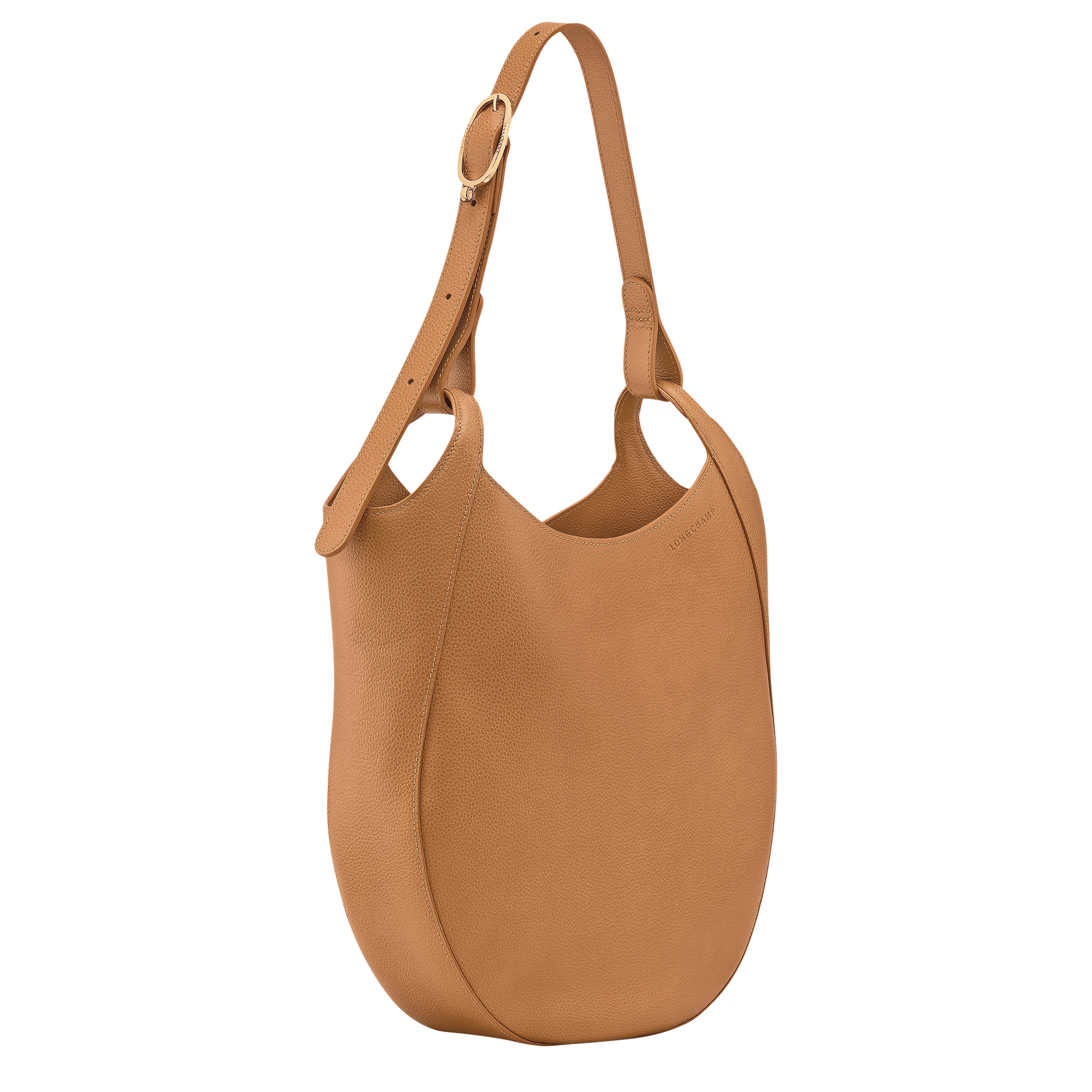 LONGCHAMP-Le Foulonné L Hobo bag-Pecan-10330021M74-3