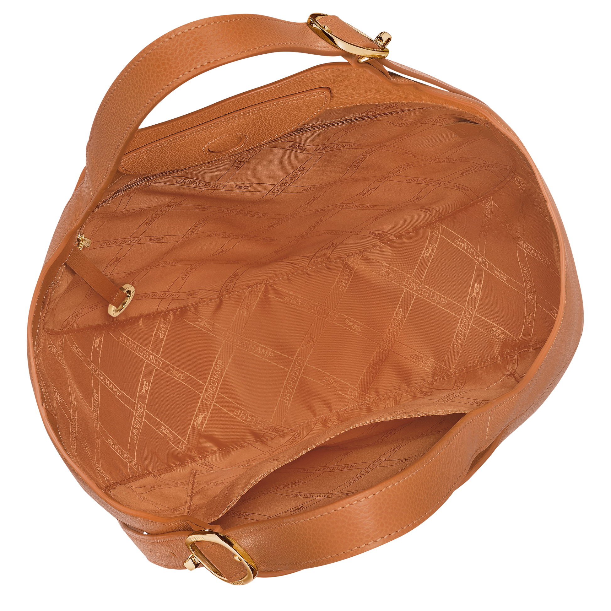 LONGCHAMP-Le Foulonné XL Tote bag-Amber-10331021490-5